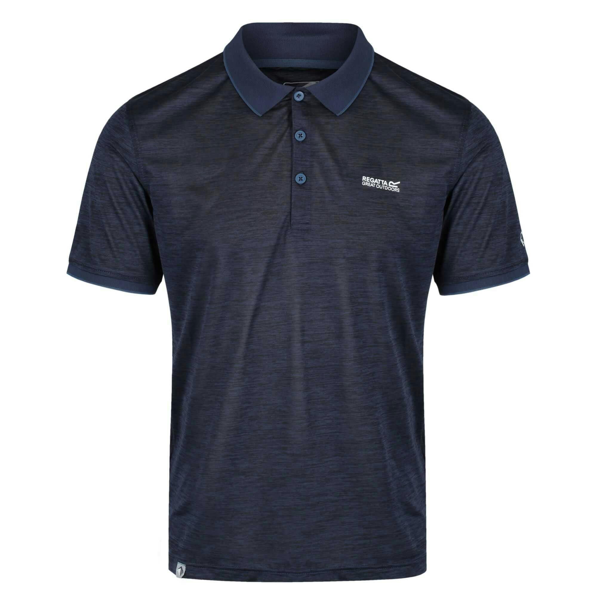 Regatta Men's Remex Ii Polo Shirt - Navy - M - Navy - 100% Polyester