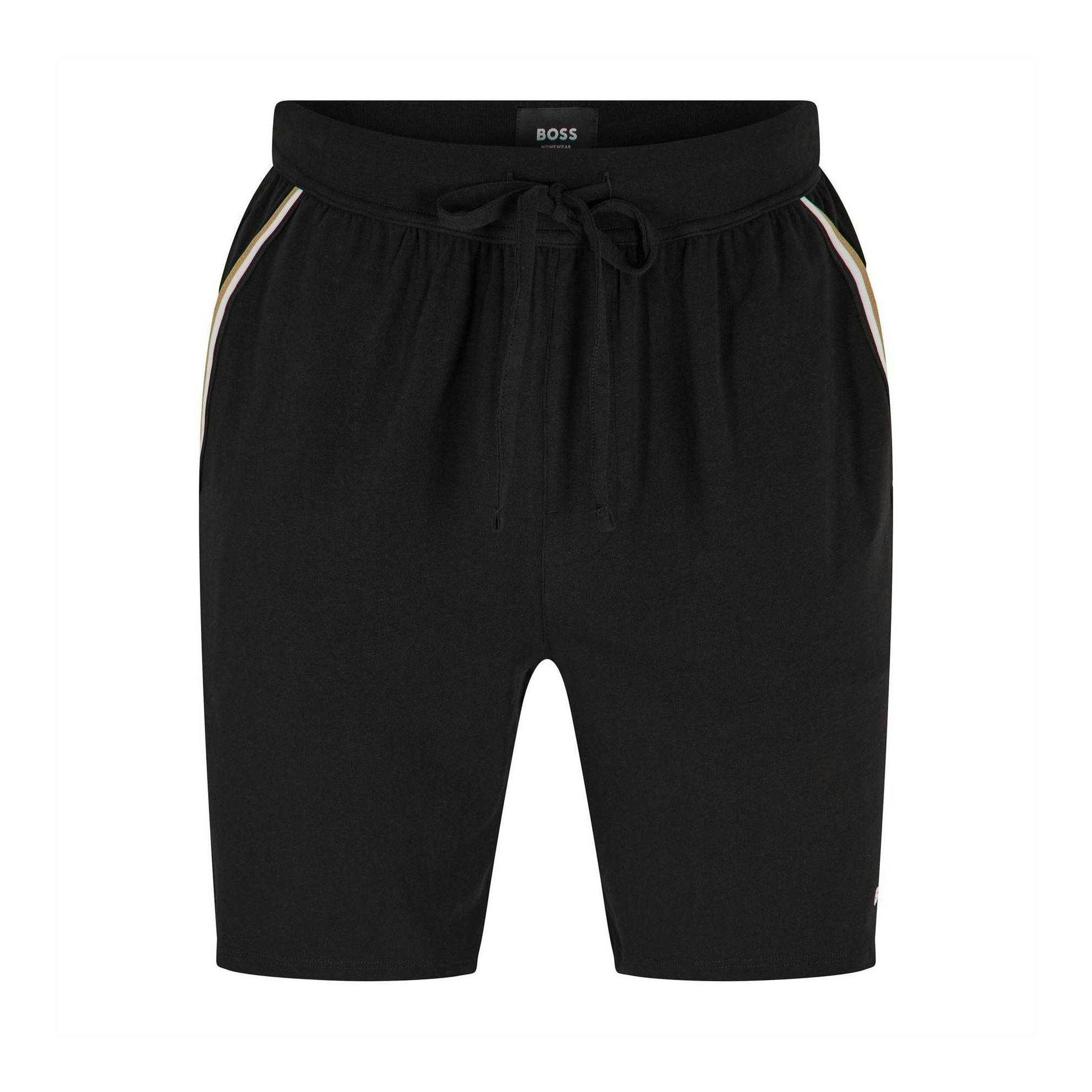 Boss Men's Black Unique Shorts - S S - 95% Organic Cotton/5% Elastane