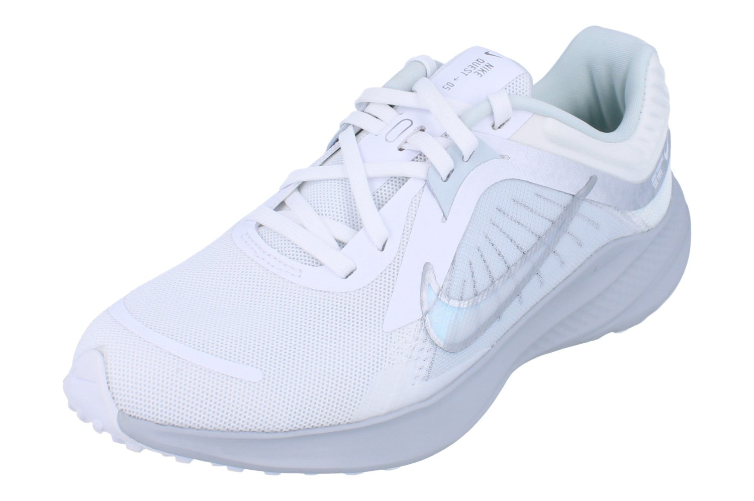 Nike Women's White/Silver Quest 5 Dd9291 100 - Uk 3.5 | Us 6 | Eu 36.5