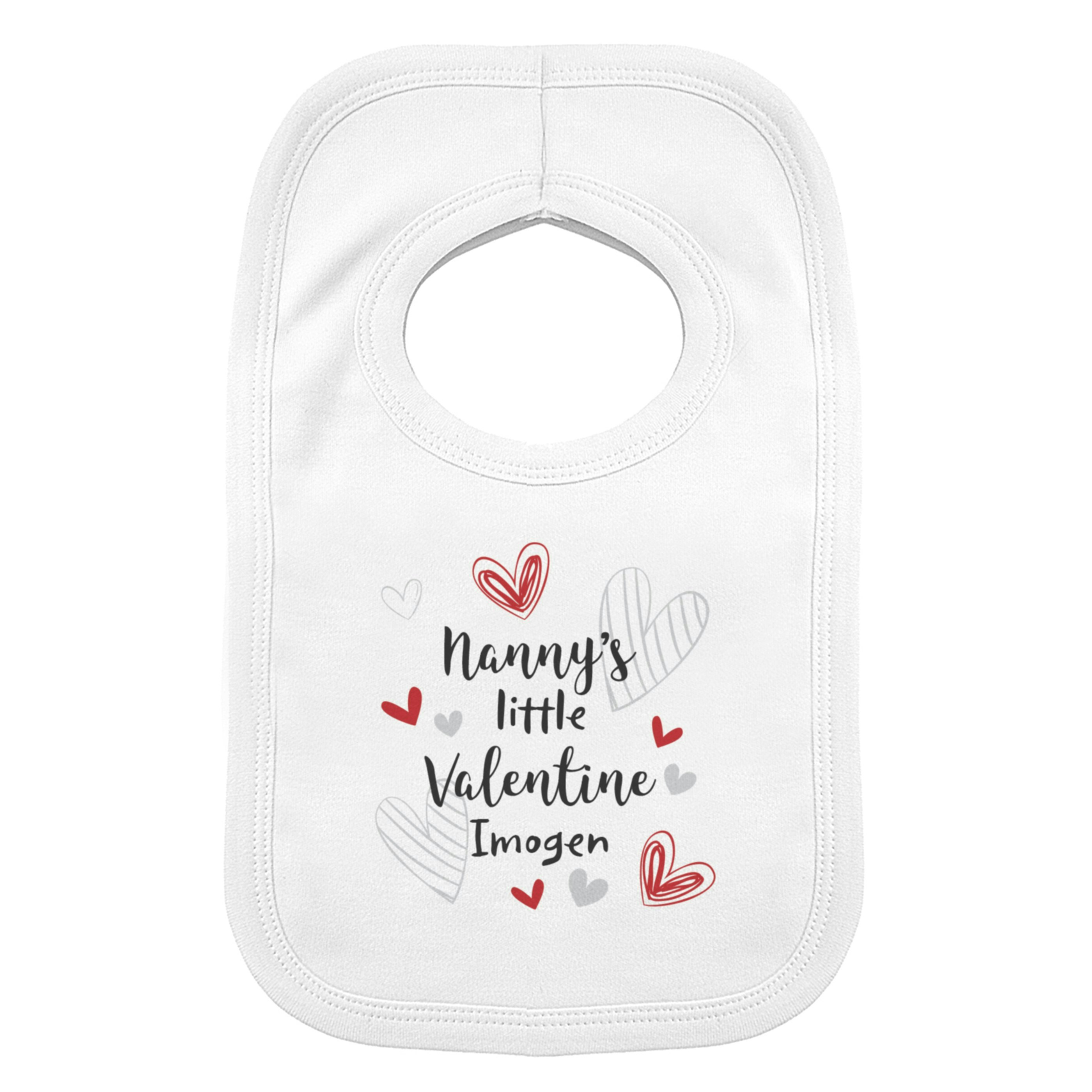 Personalised Memento Company Personalised Little Valentine Baby Bib