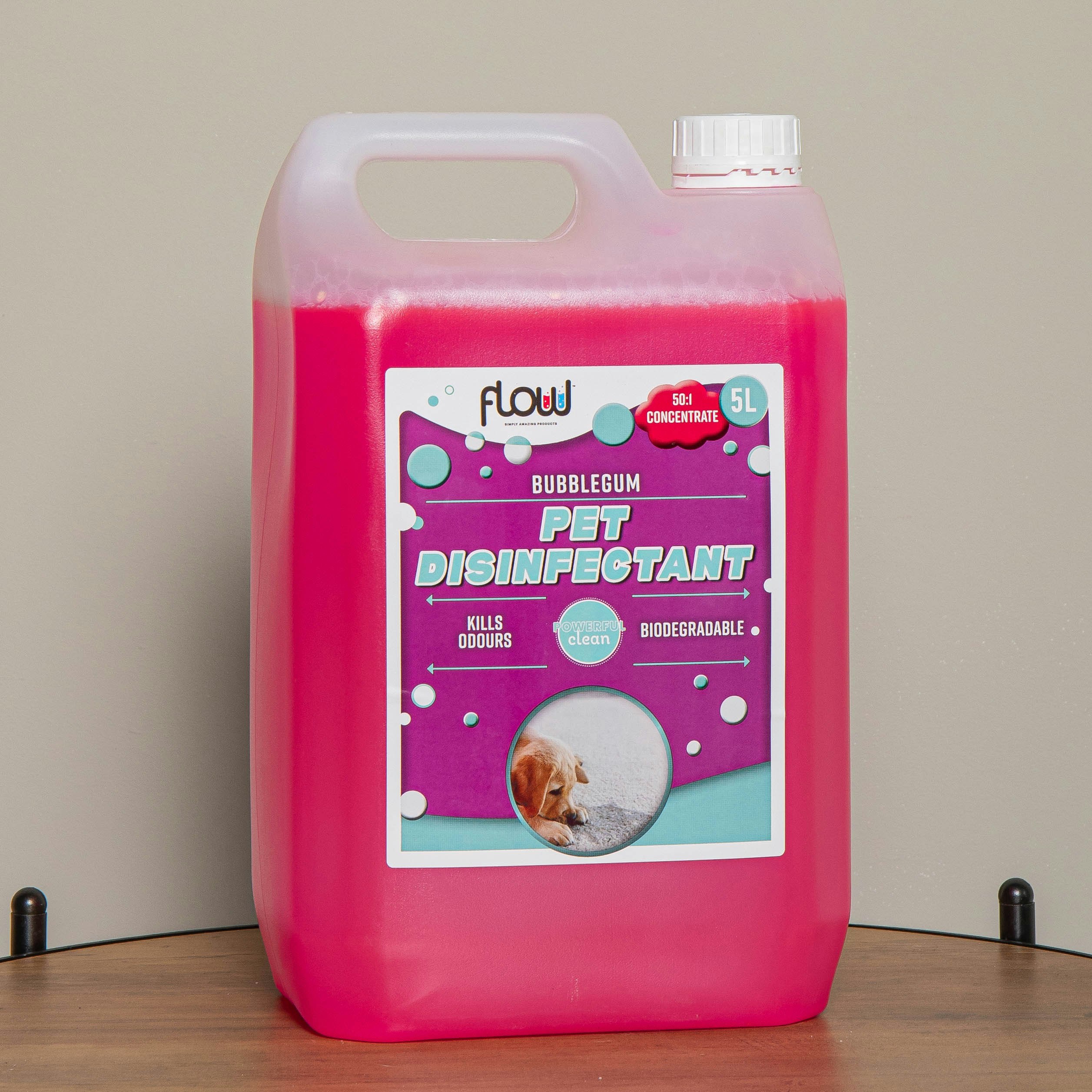 Rackhams 5 Litre Bubblegum Scented Pet Disinfectant Cleaner