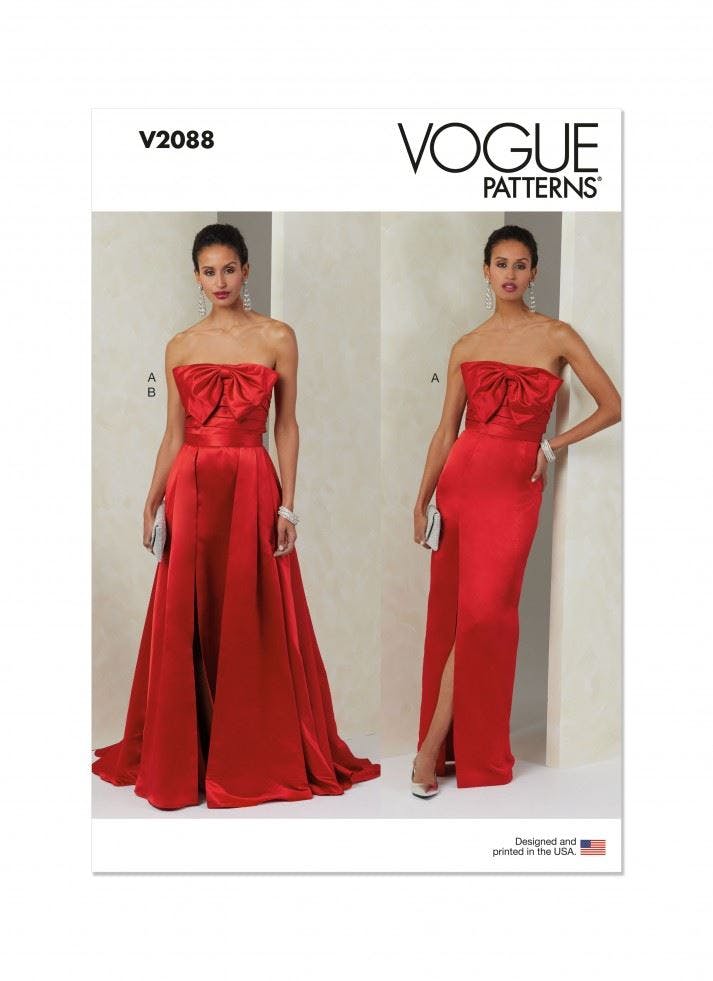 Vogue Women's Sewing Pattern 2088, Dresses For B5 (8-10-12-14-16) - Advanced - B5 (8-10-12-14-16)