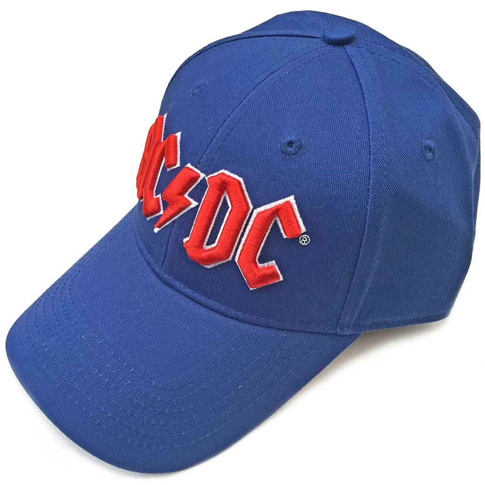 Paradiso Clothing Unisex Red/Blue Ac/Dc Logo Mid Baseball Cap