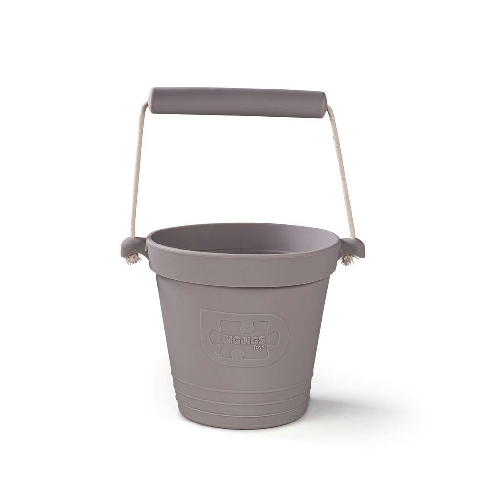 Bigjigs Toys Grey Activity Bucket - Stone