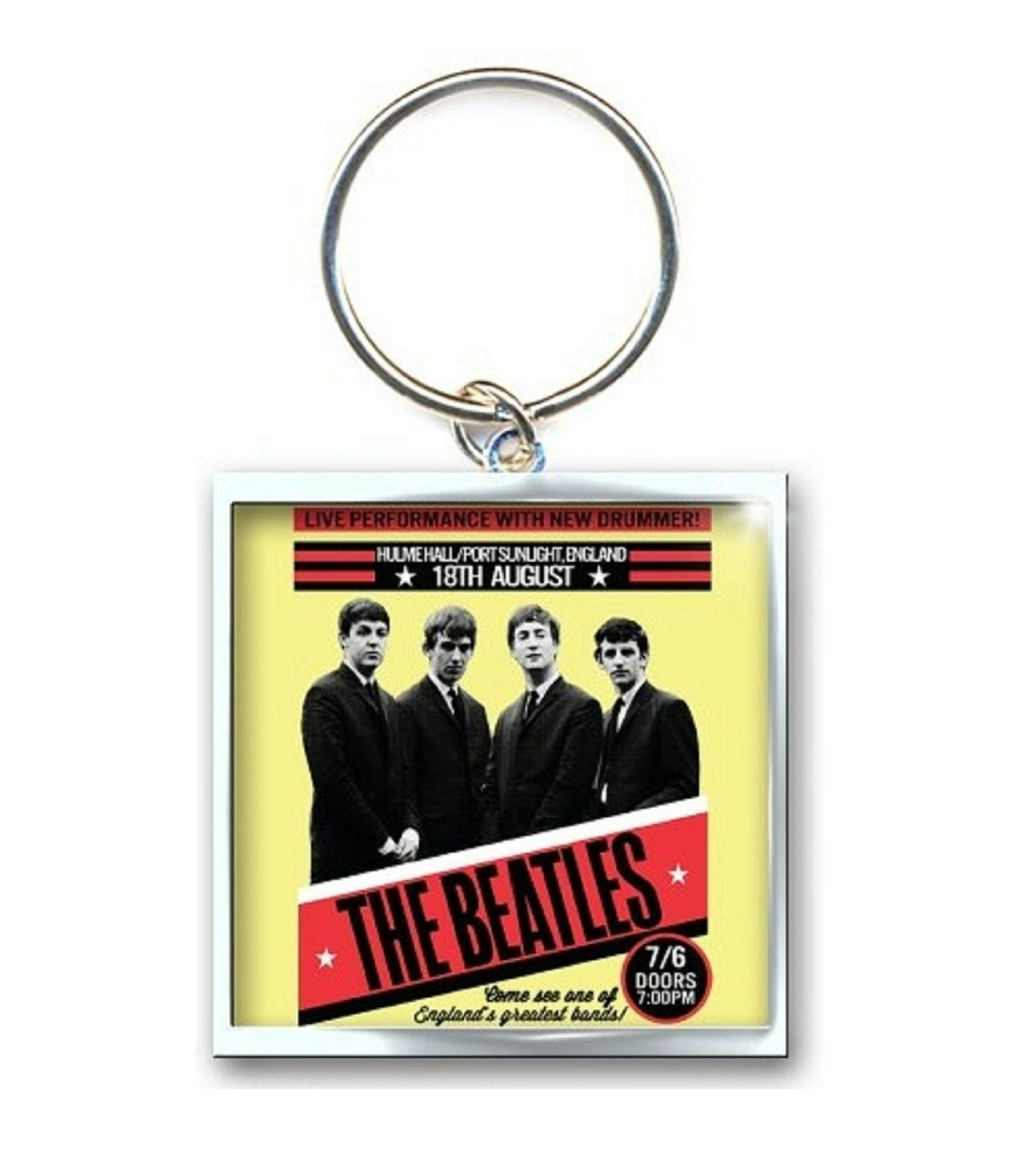 Paradiso Clothing The Beatles Keyring 1962 Port Sunlight Keychain
