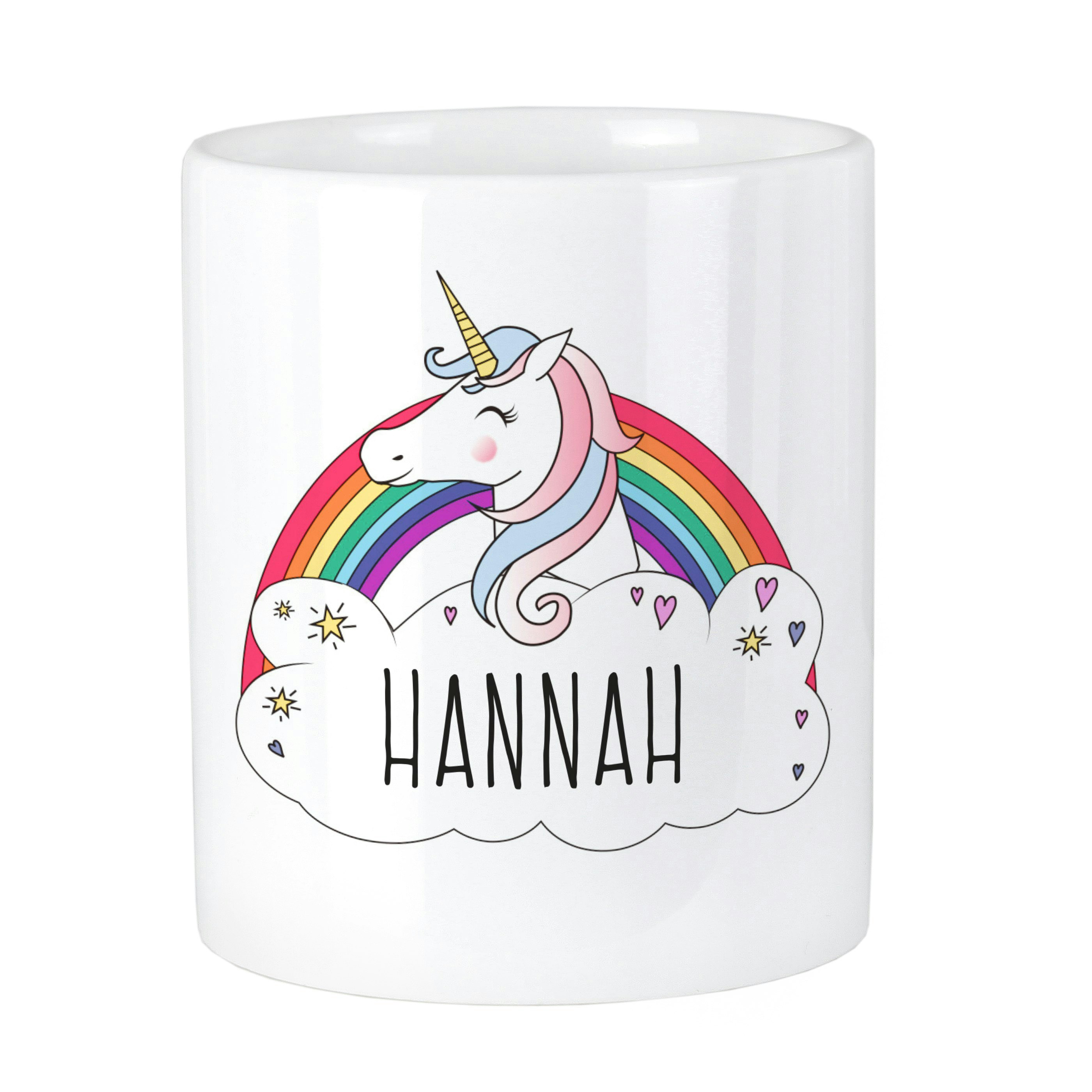 Rackhams Personalised Unicorn Ceramic Storage Pot