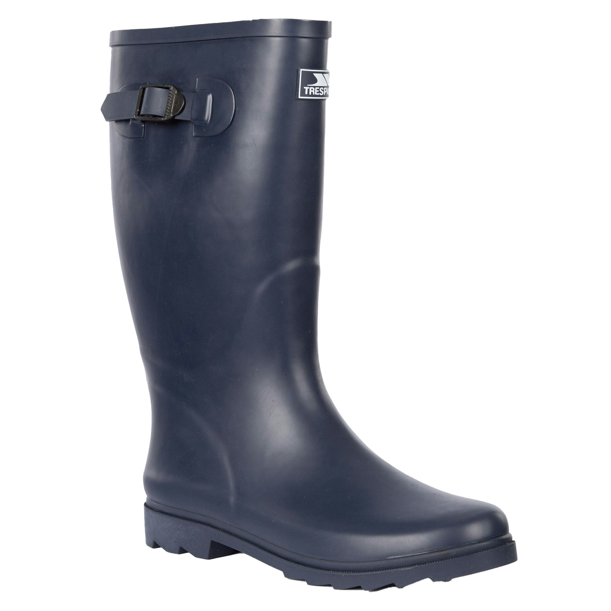 Trespass Men's Recon X Waterproof Rubber Wellington Boots - Navy - 3 Uk - Navy - 100% Rubber