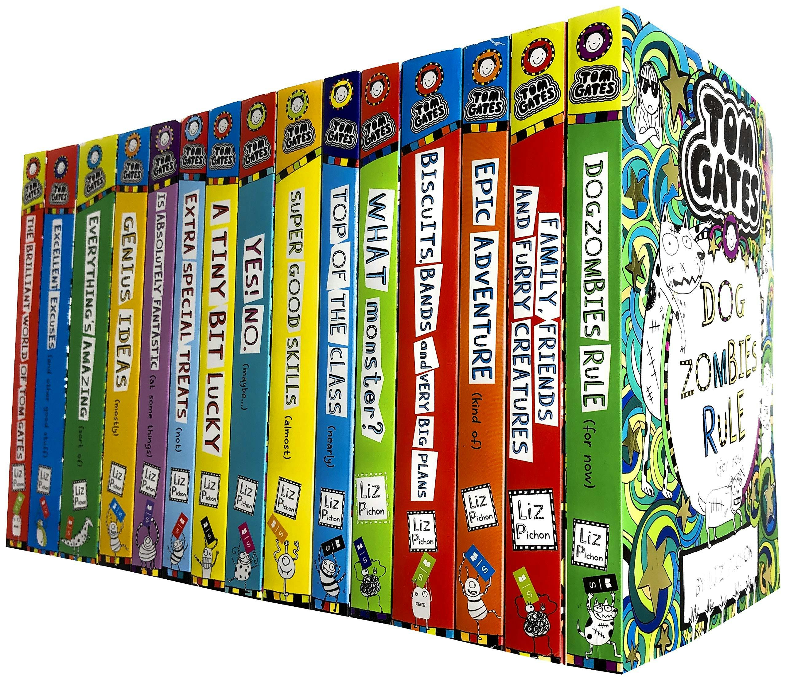 Various Publishers Tom Gates Series 15 Books Collection Set By Liz Pichon ( Books 1-15 )