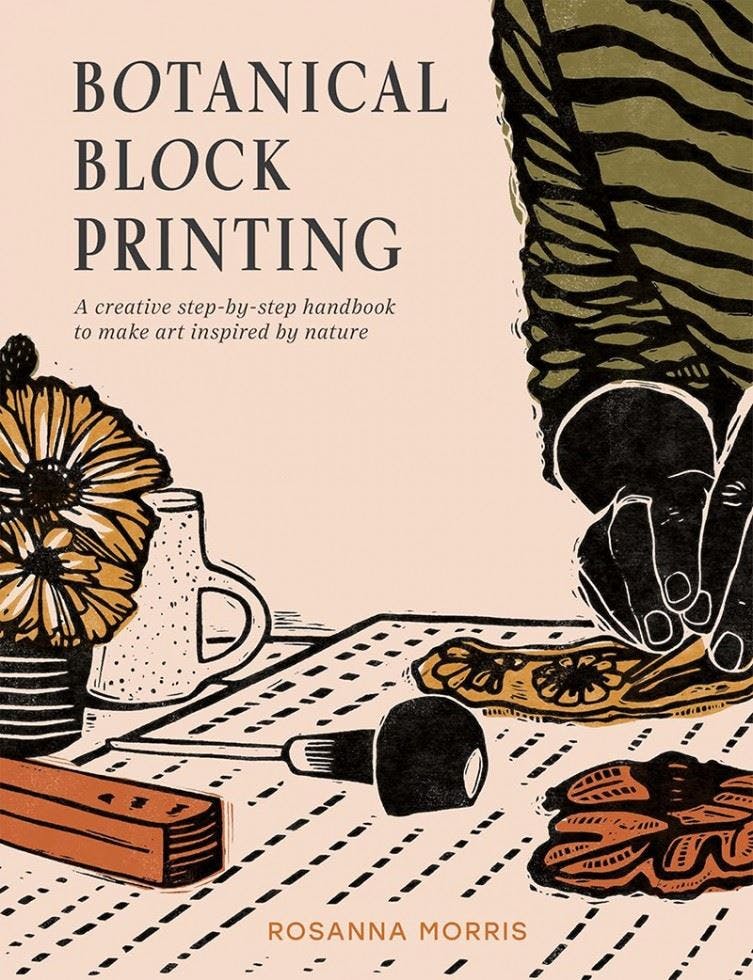 Botanical Block Printing by Rosanna Morris HARDBACK - Image 7