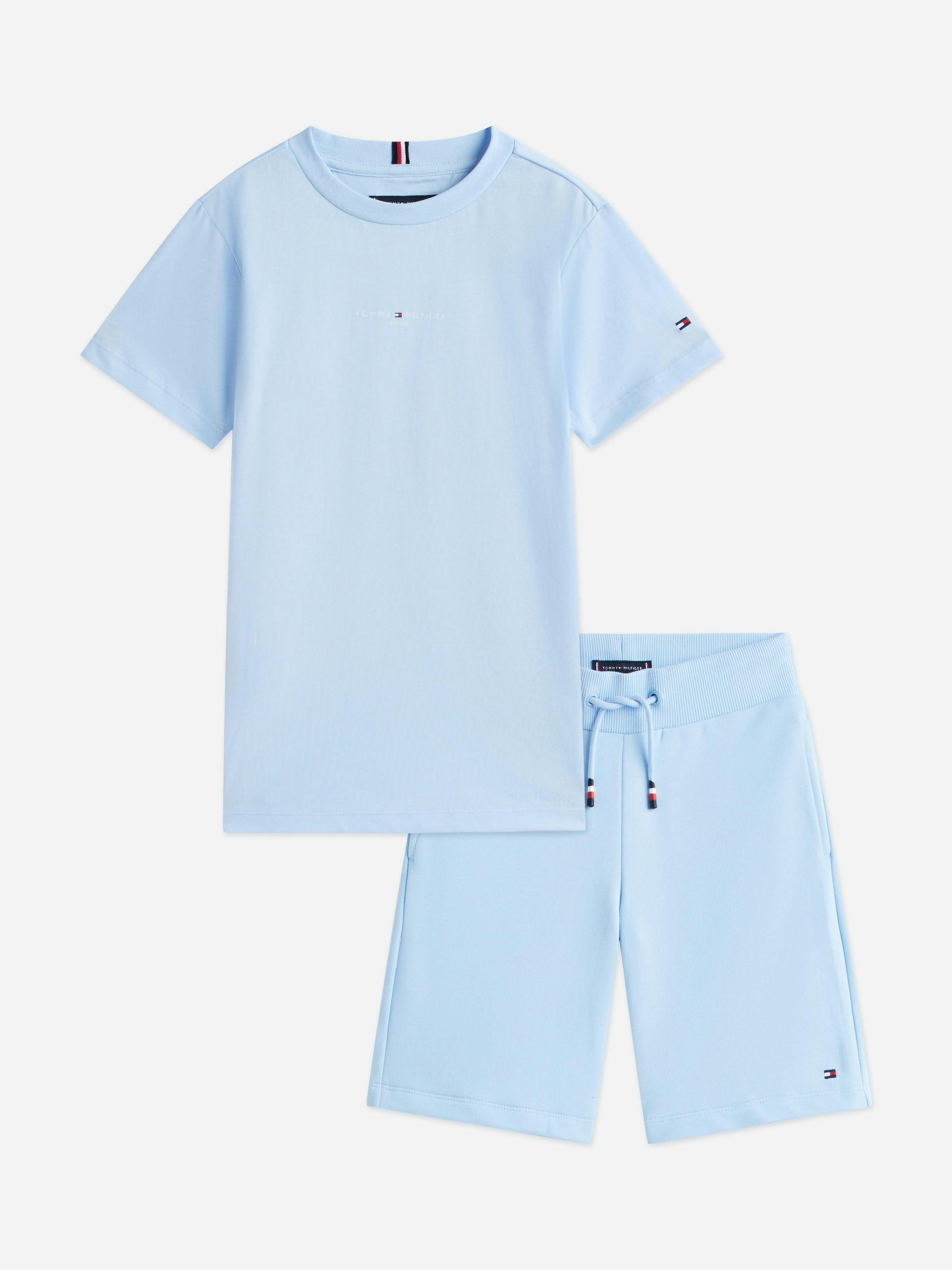 Tommy Hilfiger Boys Blue Essential Short Set In - Navy - 12 Yrs