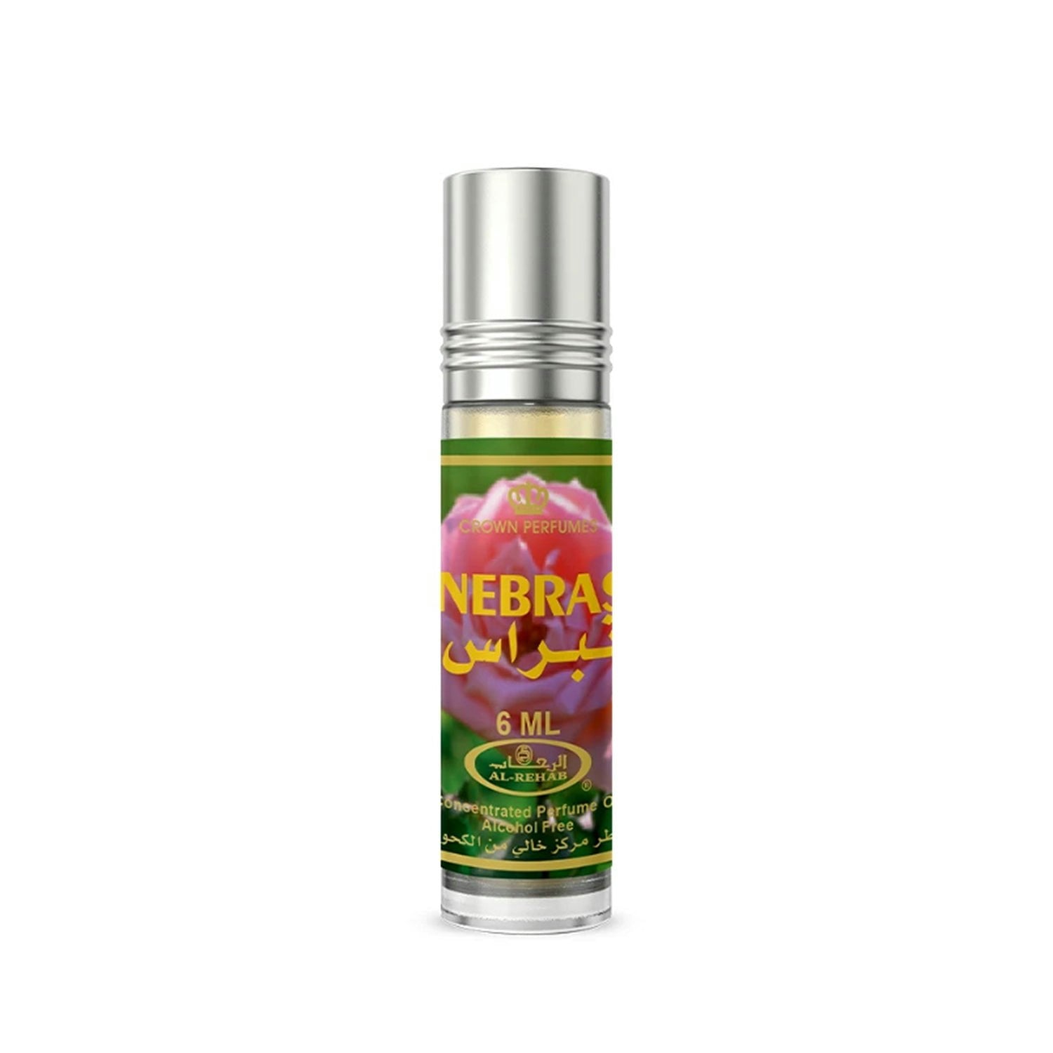 Al Rehab Crown Perfumes Women's Green Nebras Roll-On Oil In 6Ml - Image 2
