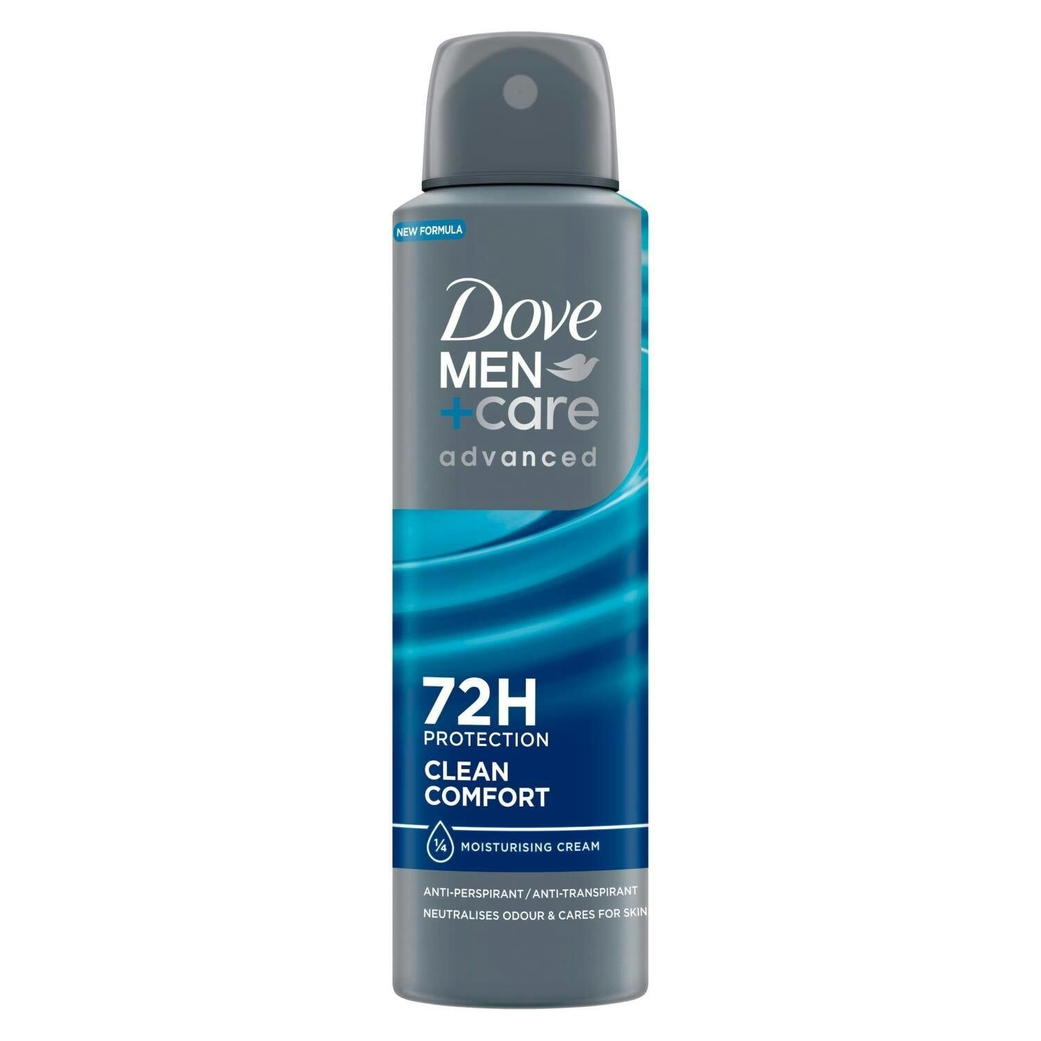 Dove Men's Cream +Care Advanced Anti-Perspirant Aerosol Clean Comfort 150Ml - Image 4