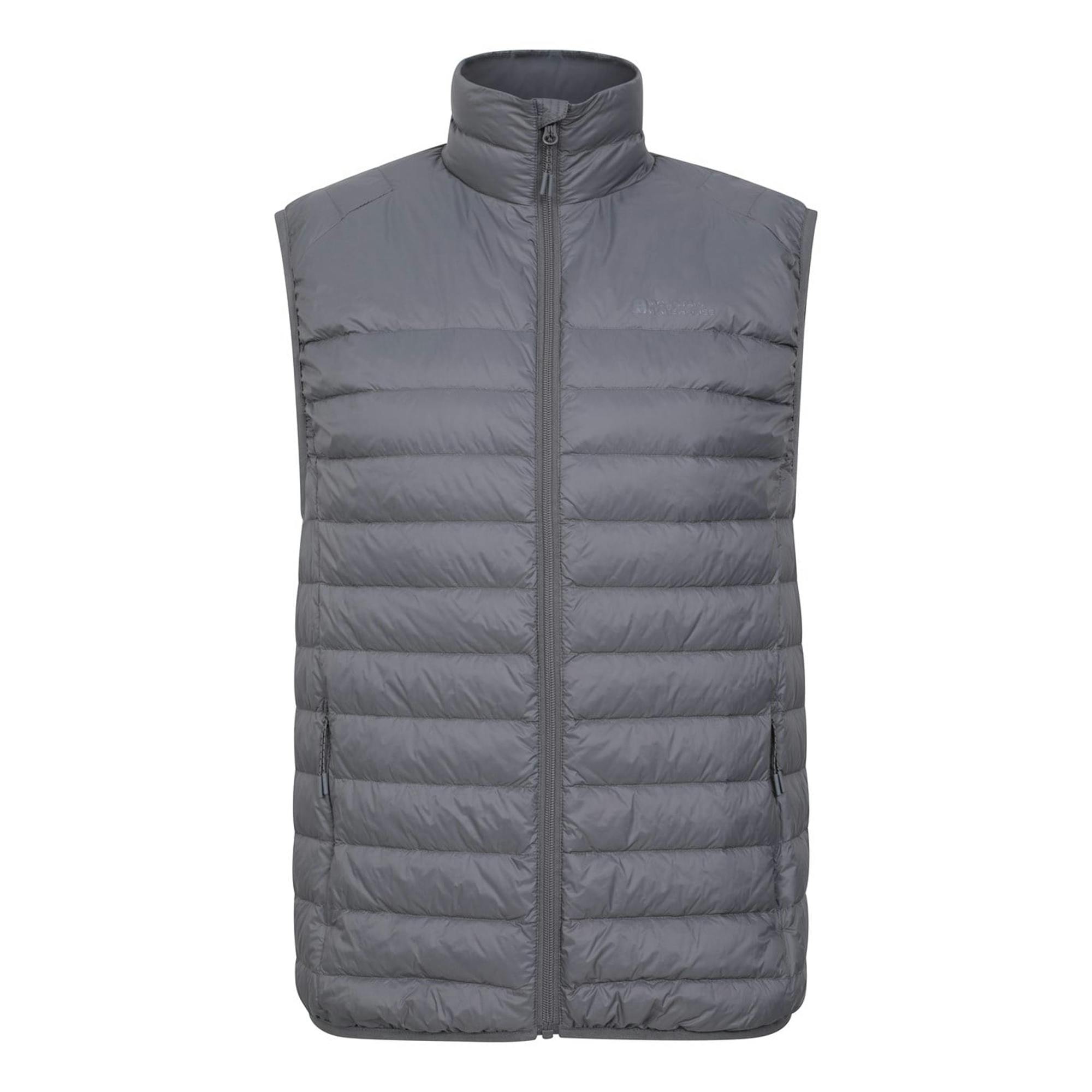 Mountain Warehouse Men's Grey Featherweight Ii Gilet - L - 100% Polyamide
