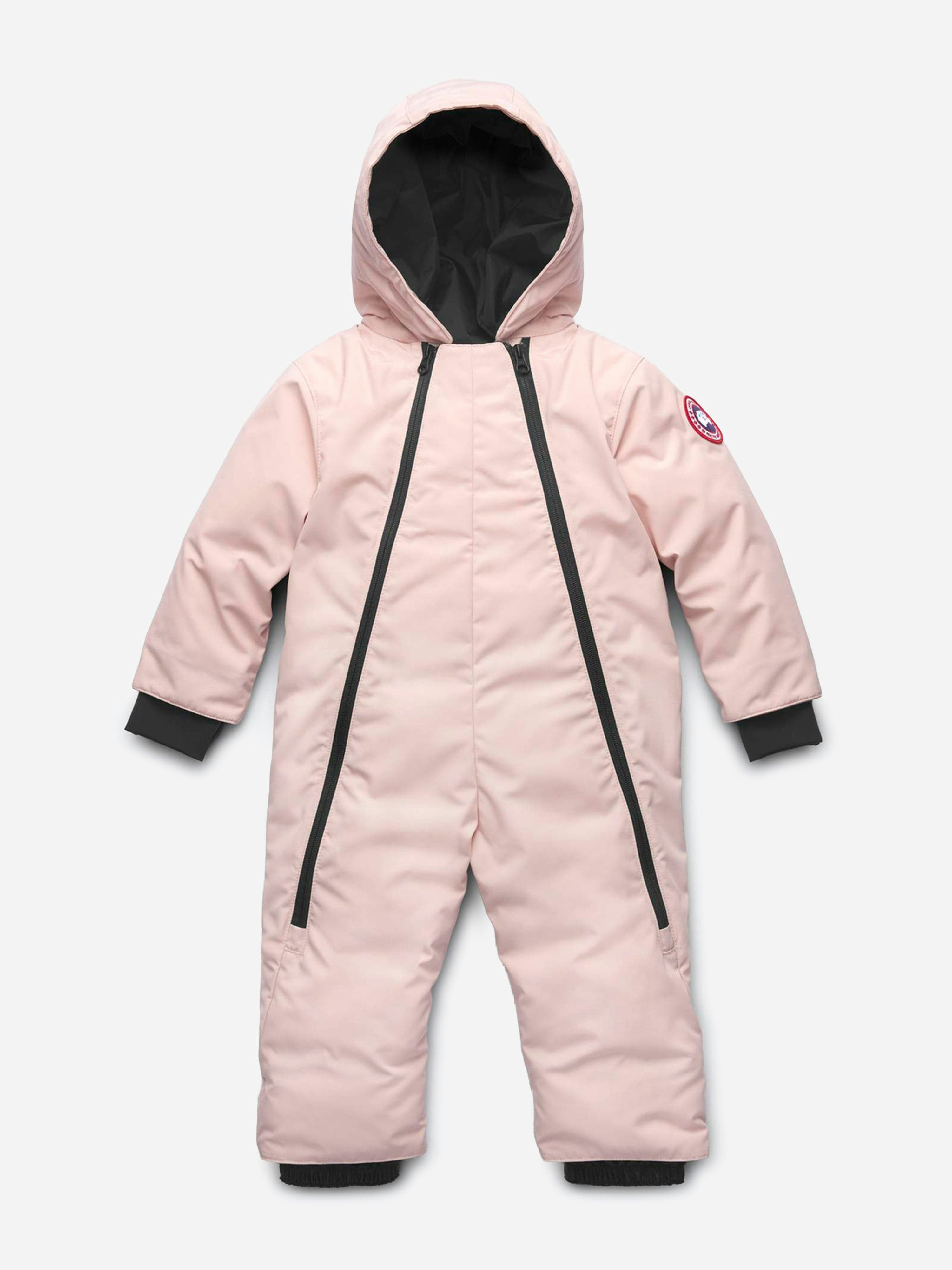 Canada Goose Women's Pink Baby Girls Down Padded Lamb Snowsuit In - 18 - 24 Mths