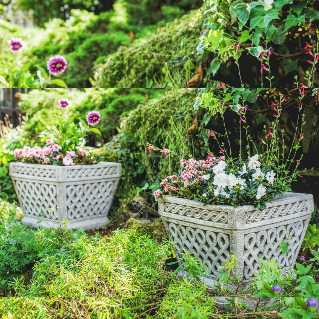 Osn Pair Of Large Arabic Style Garden Planter