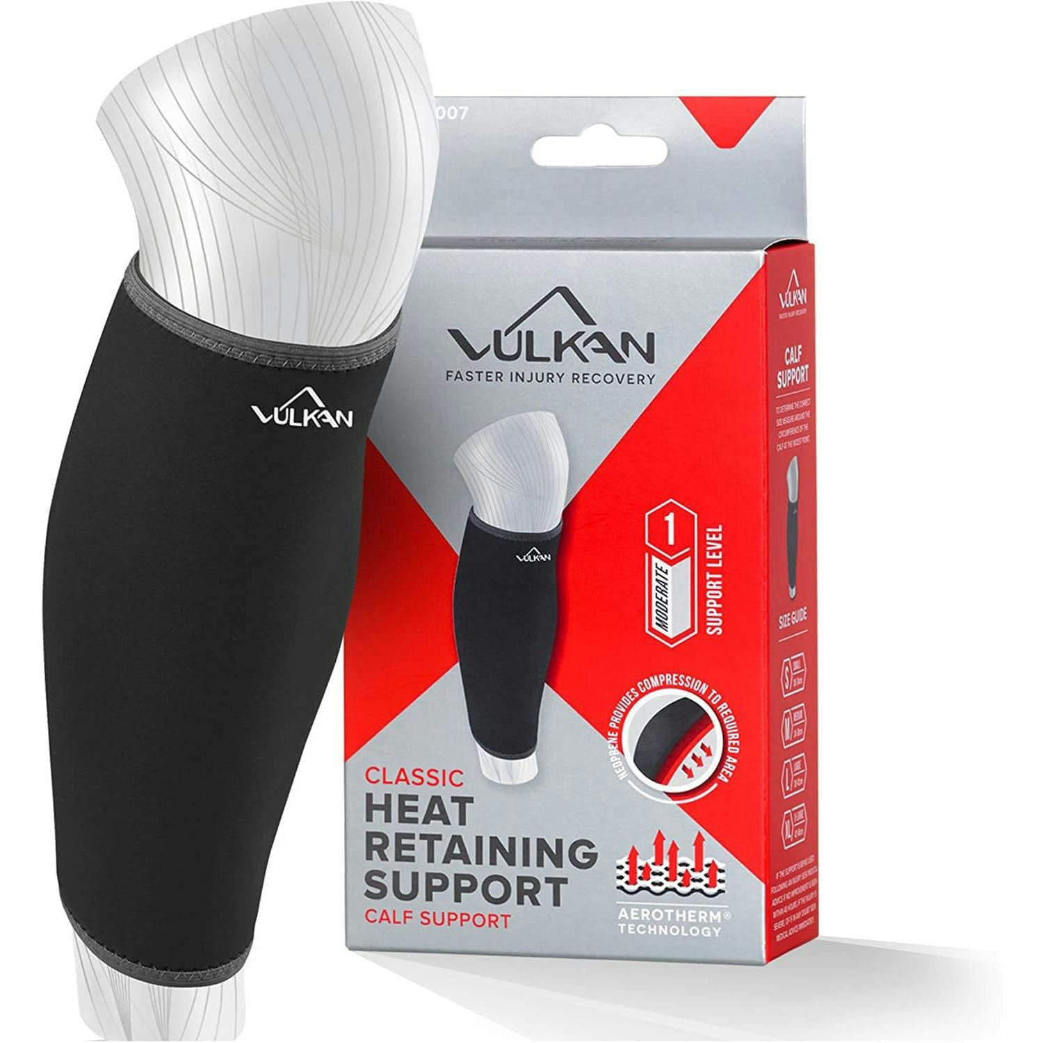 Vulkan Black Classic Calf Support - S