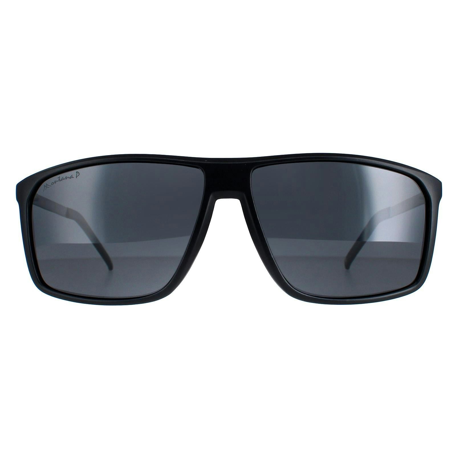 Montana Black Sunglasses Mp9 Matte Smoke Polarised