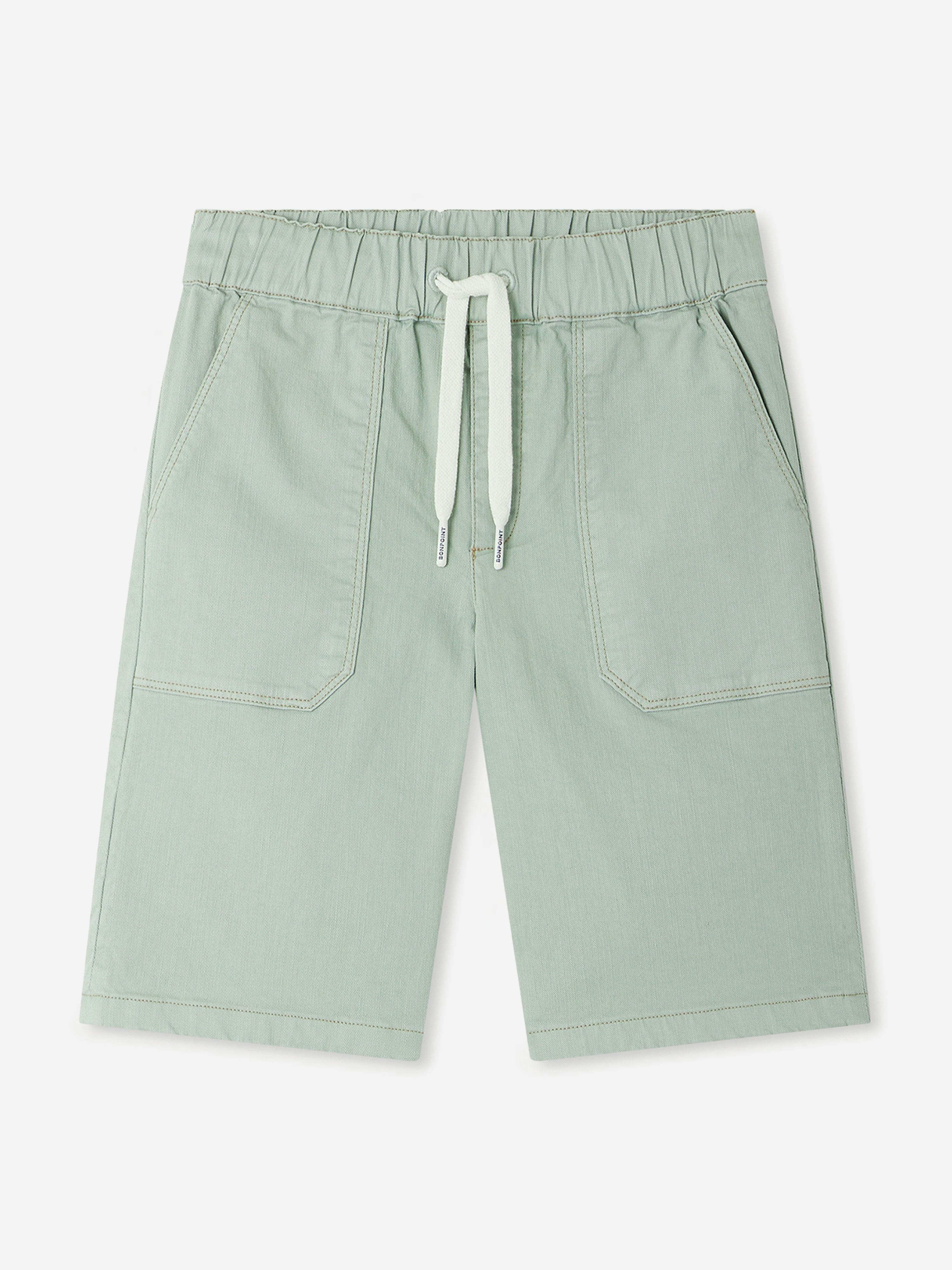 Bonpoint Boys Green Syl Bermuda Shorts In - 10 Yrs