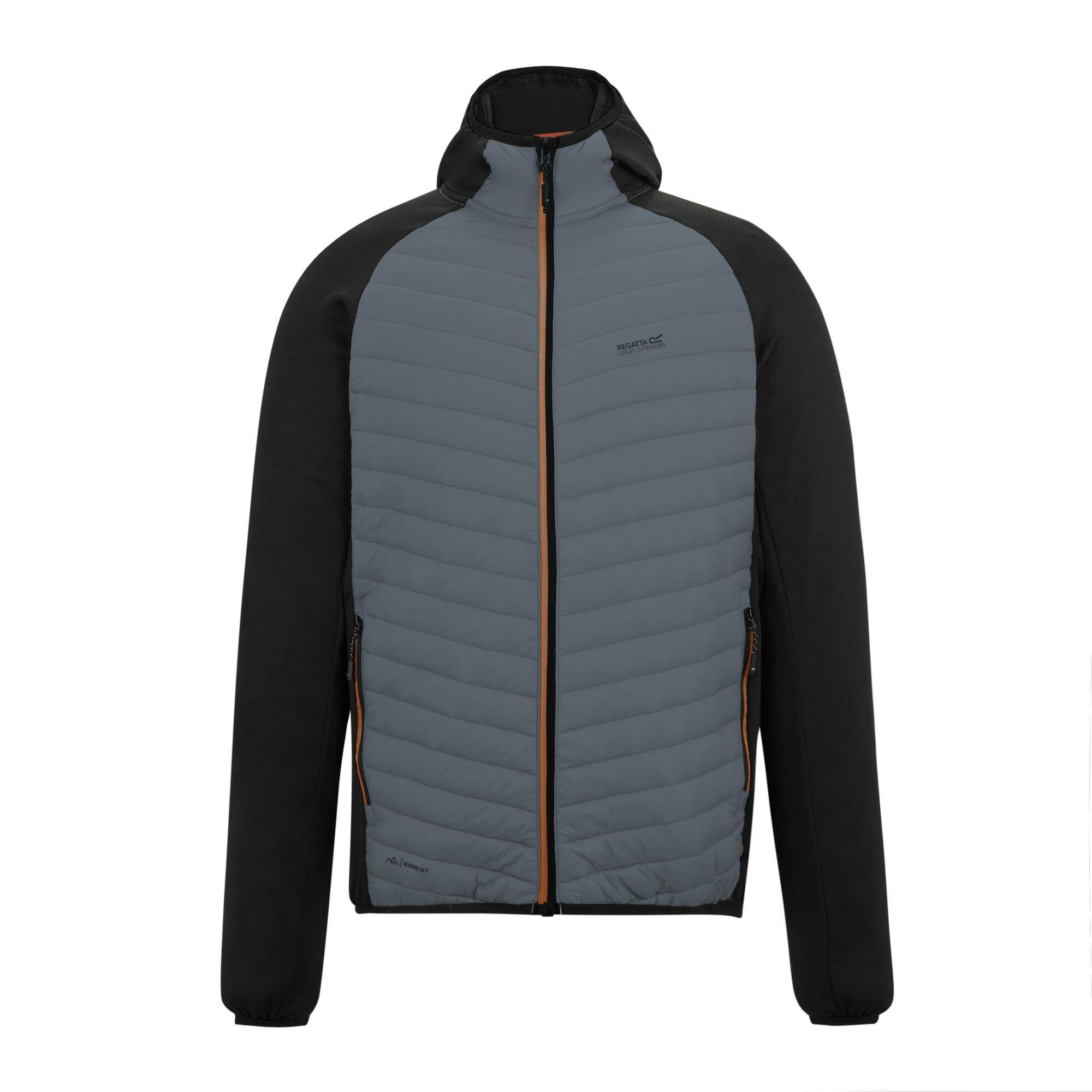 Regatta Men's Dark/Black Andreson Hybrid Jacket - Storm/ - L - Storm/ - 100% Mixed