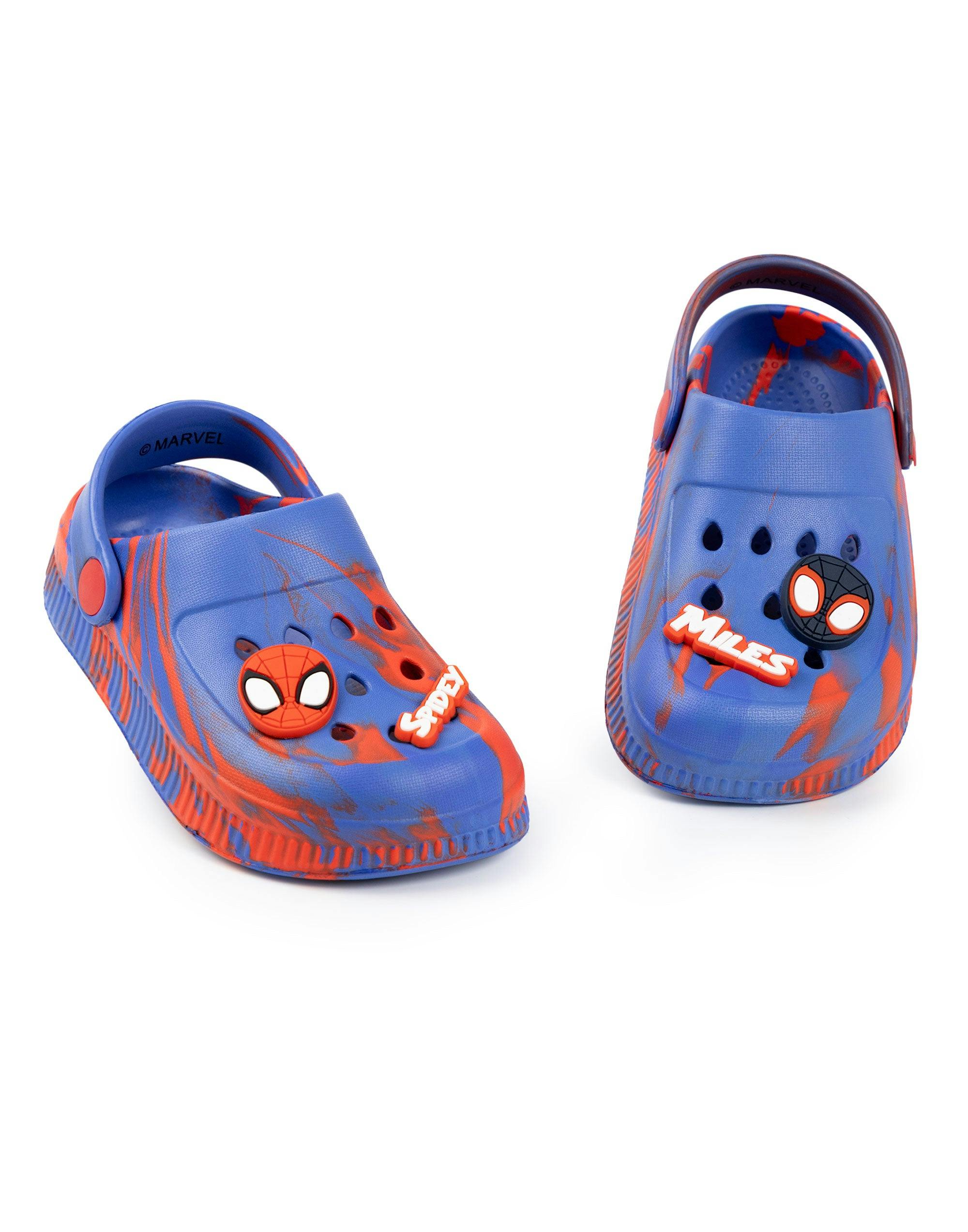 Vanilla Underground Unisex Kids Blue/Red Marvel Spidey And His Amazing Friends Multicolou Multi Character Clogs - 6 Uk Child