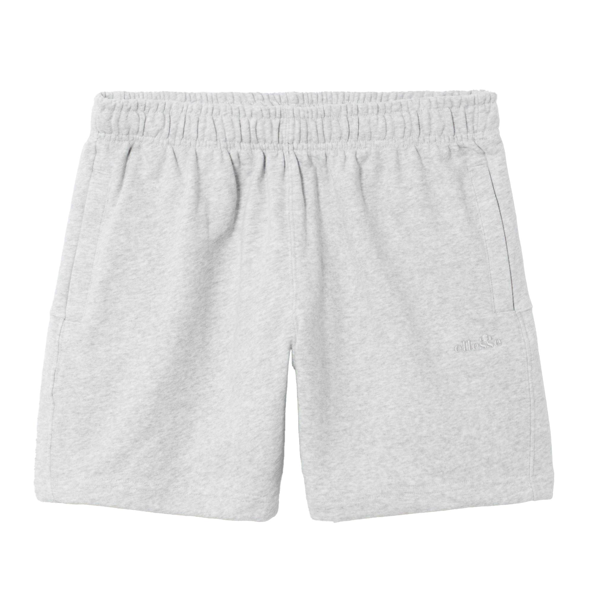 Ellesse Men's Light/Grey Zanica Shorts - Marl - S - Marl - 85% Cotton/15% Polyester