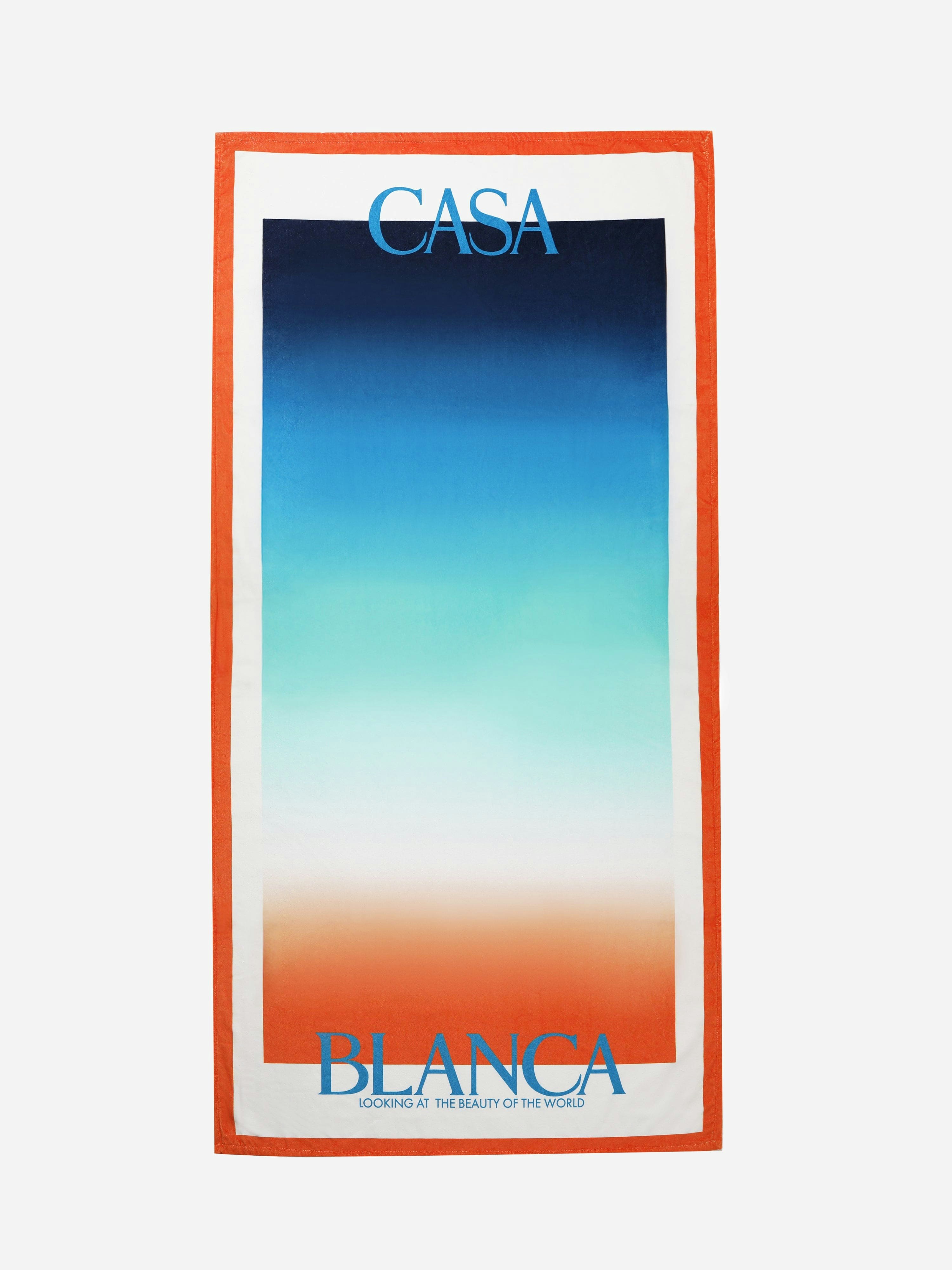 Casablanca Unisex Kids Blue Kids Gradient Beach Towel In (185Cm) - One Size