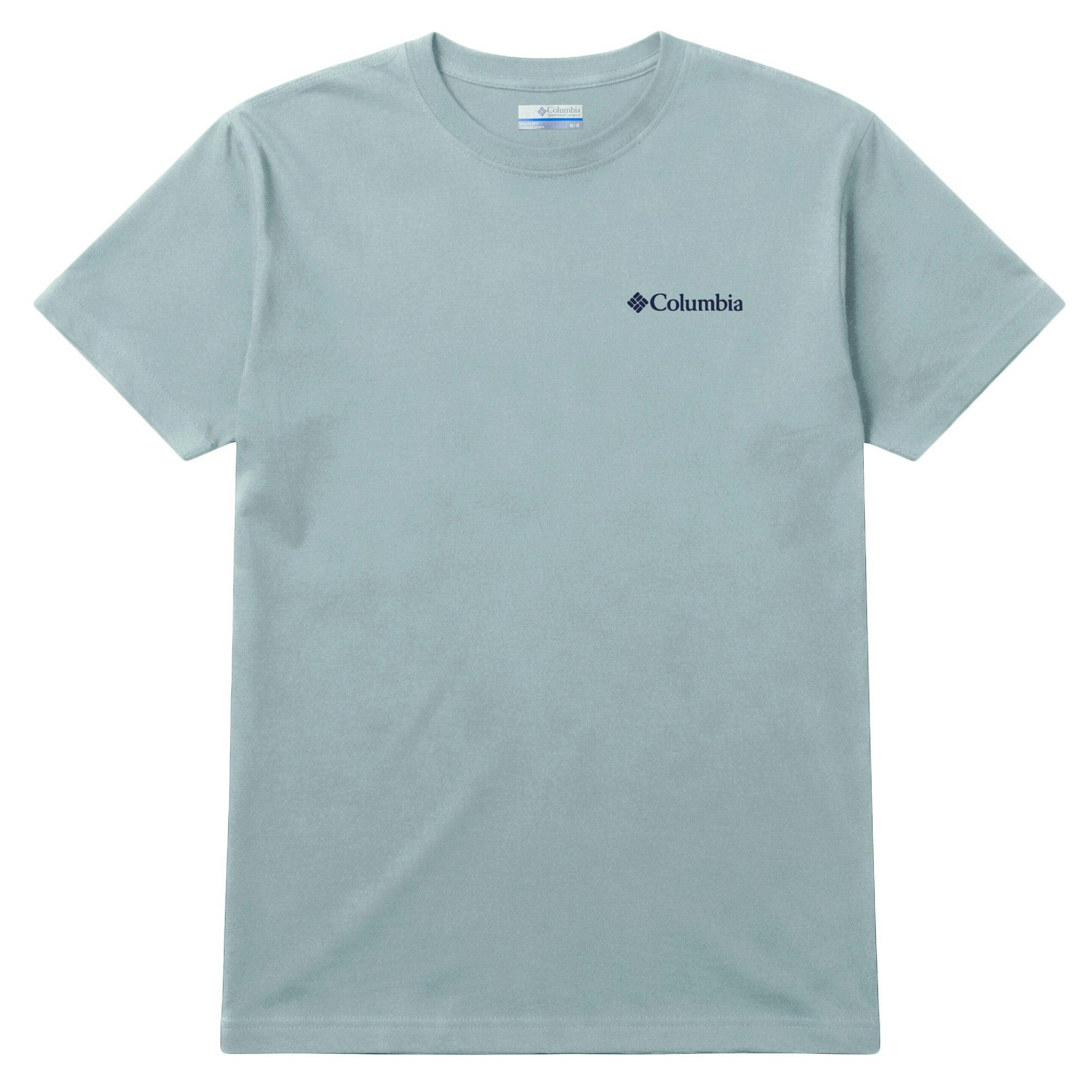 Columbia Blue Csc Basic Logo T-Shirt - Crushed - Large