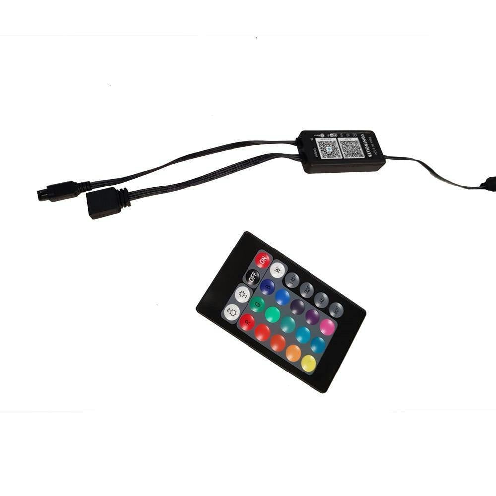 Rackhams Light Wifi Rgb Led Strip Smart Controller Sha5208, App Control, Music Sync, 16M Colours, Alexa & Google Home, Supports 5V/12V/24V/28V Led Strips
