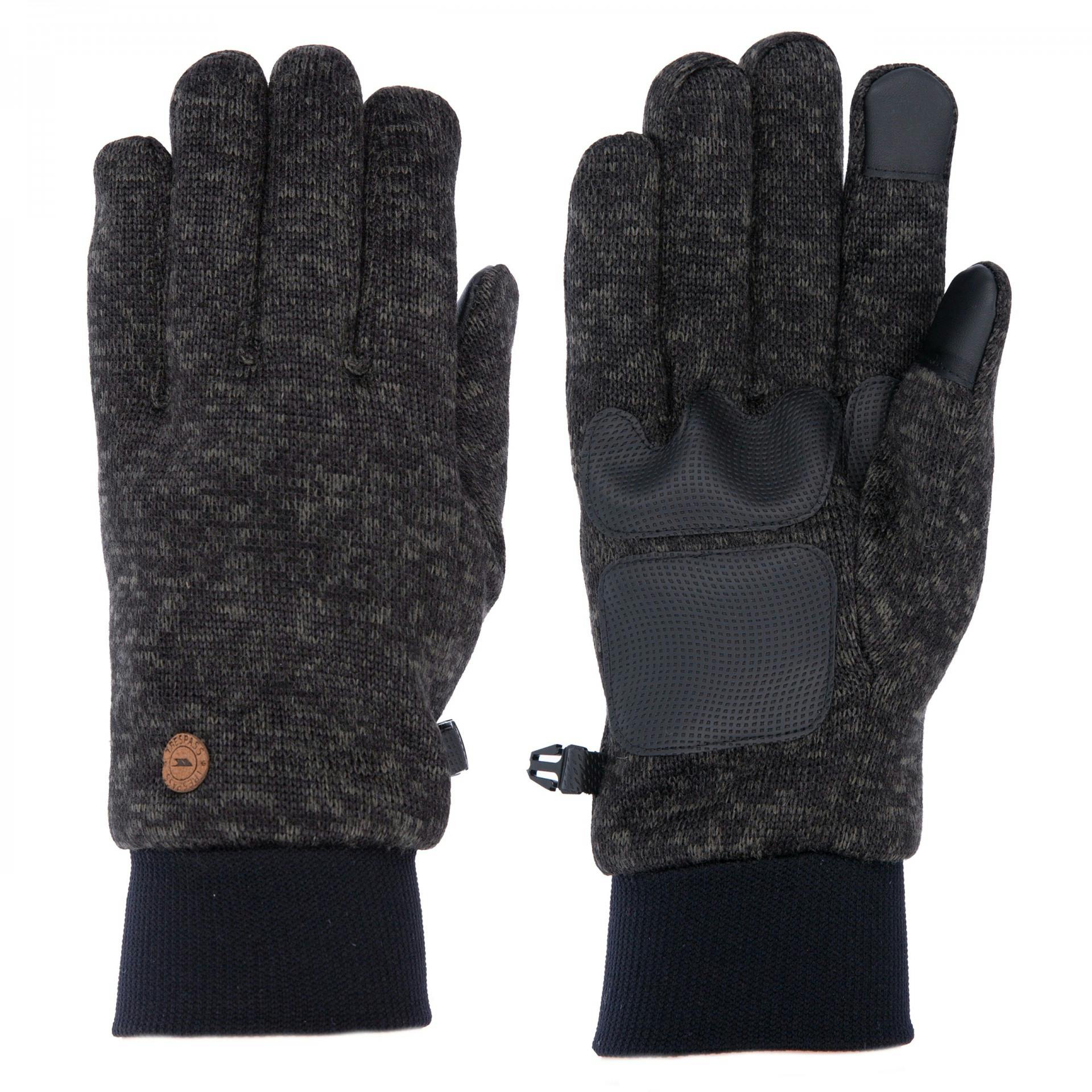 Trespass (M/L, Dark Grey) Unisex Adults Tetra Gloves - Image 3