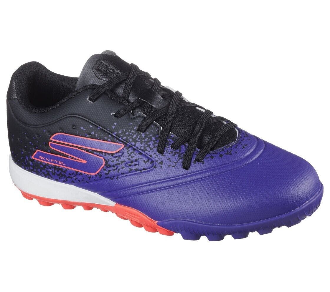 Skechers Boys Purple / Girls Junior Astro Turf Football Trainers Tf Razor 1.5 - Uk Kids 13 Eu 32