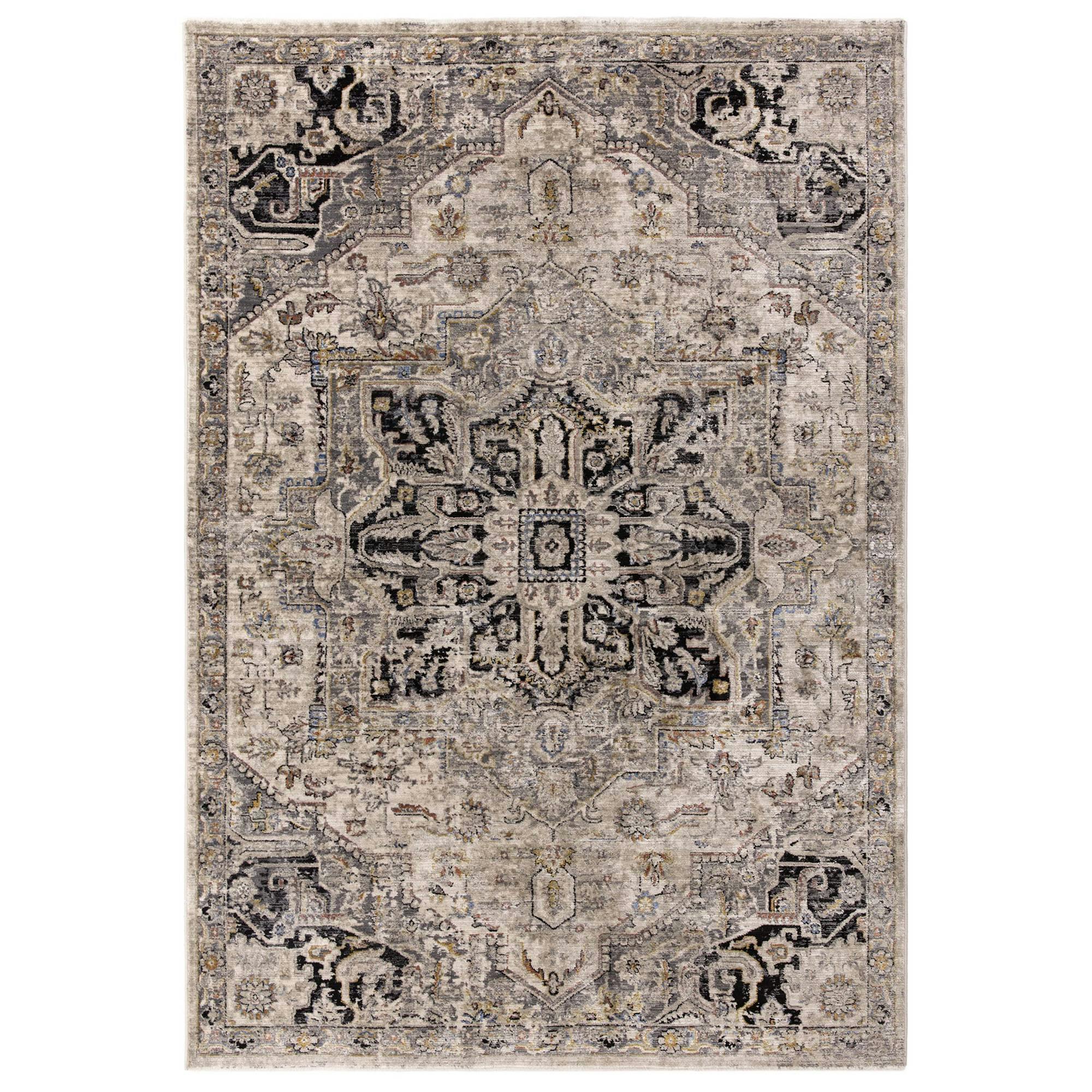 Rackhams White Sovereign Antique Medallion Rug - 240X330cm