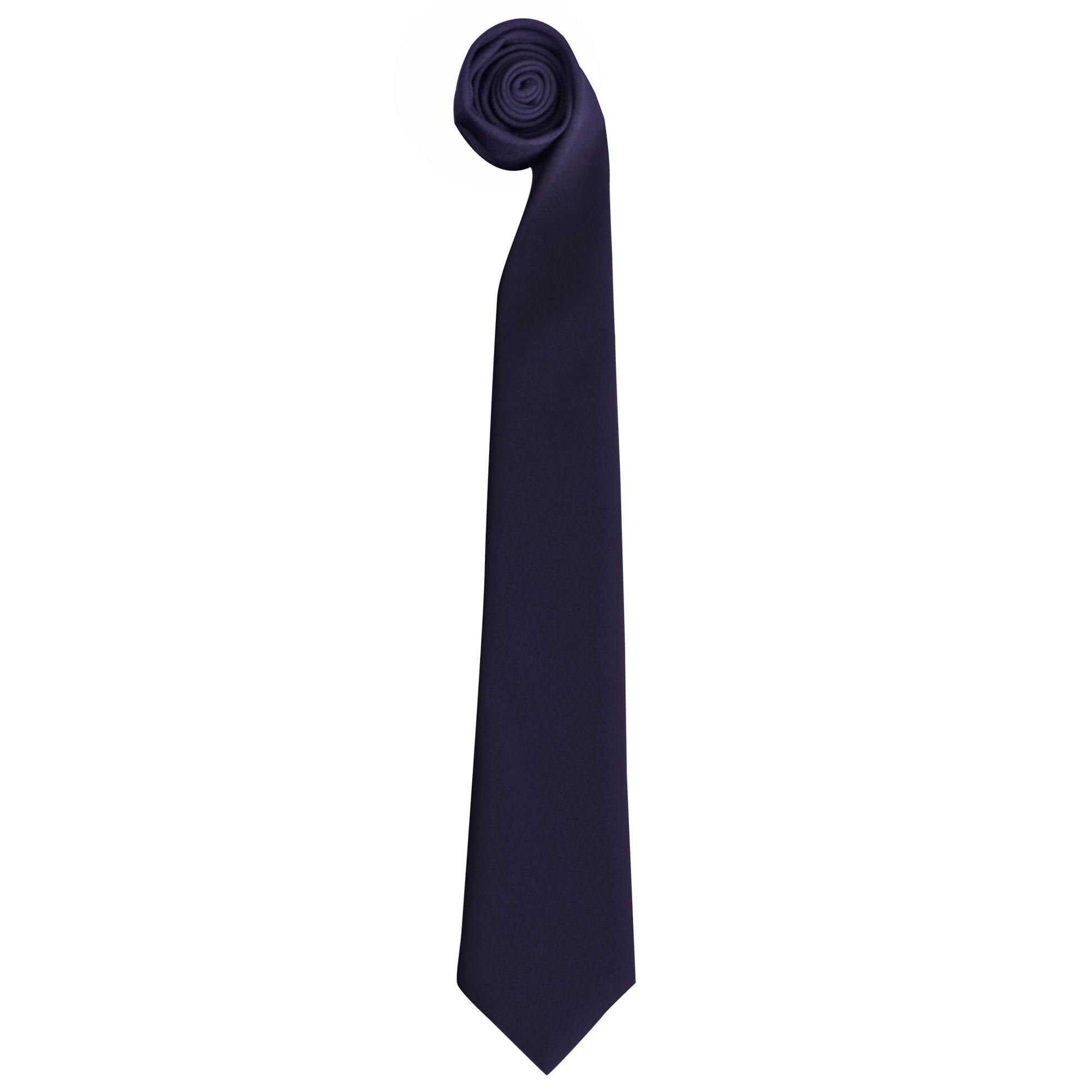 Premier Men's Navy Tie - Plain Work Tie Pack Of 2 In - Image 4