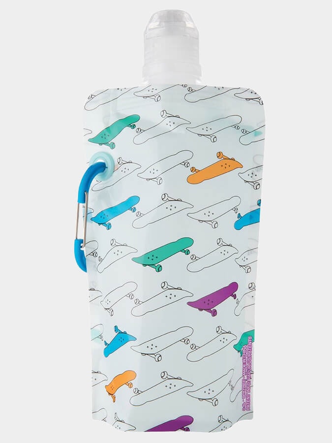 Vapur 0.4L Wide Mouth Kids Anti-Bottle - Skateboards
