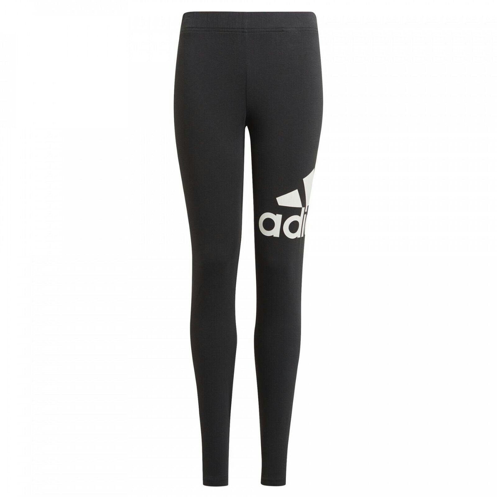 Adidas Girls Big Logo Cotton Leggings Gn4081 - 7-8 Years