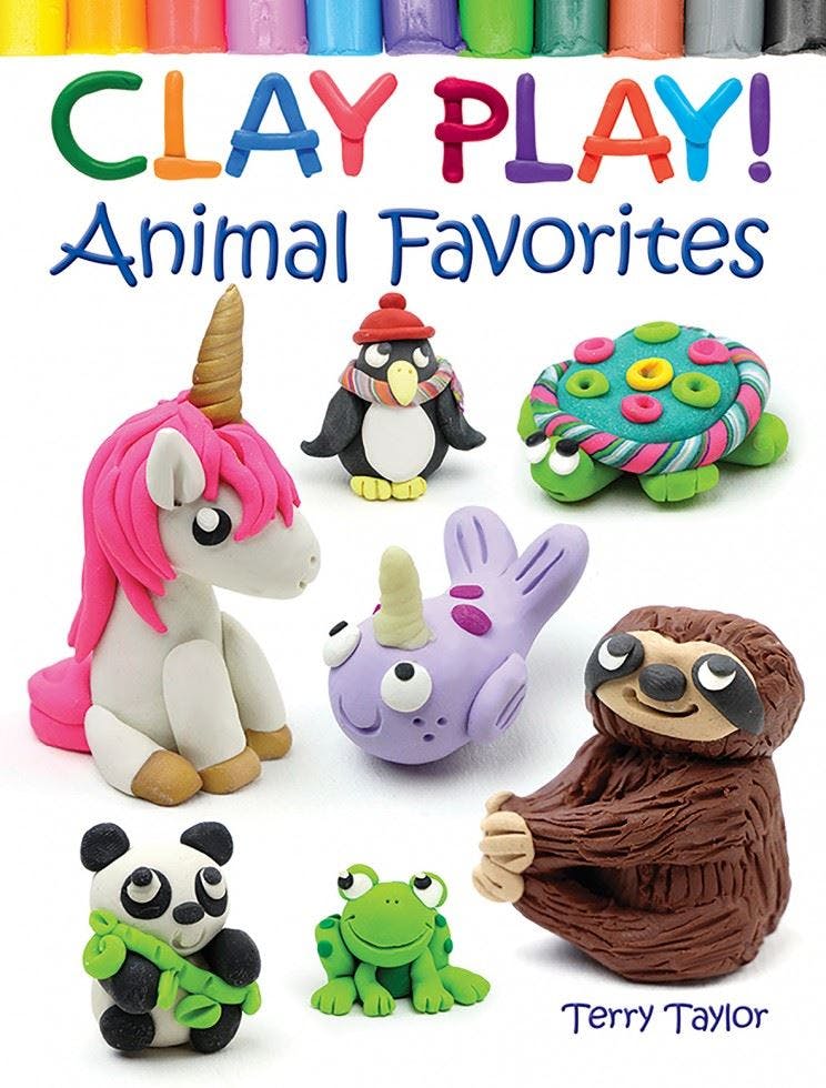 Clay Play! Animal Favorites by Terry Taylor (Paperback Book) - Image 8