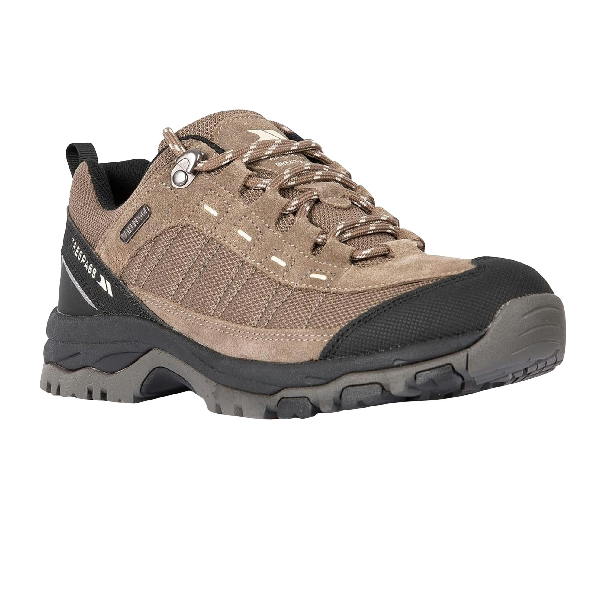 Trespass Women's Scree Suede Technical Trainers - Fawn - Fawn Size 5 Uk