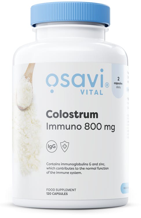 Osavi Colostrum Immuno 800mg – 120 Capsules | Bovine Colostrum with 18% Immunoglobulins G and Highly Absorbable Zinc Gluconate - Image 7