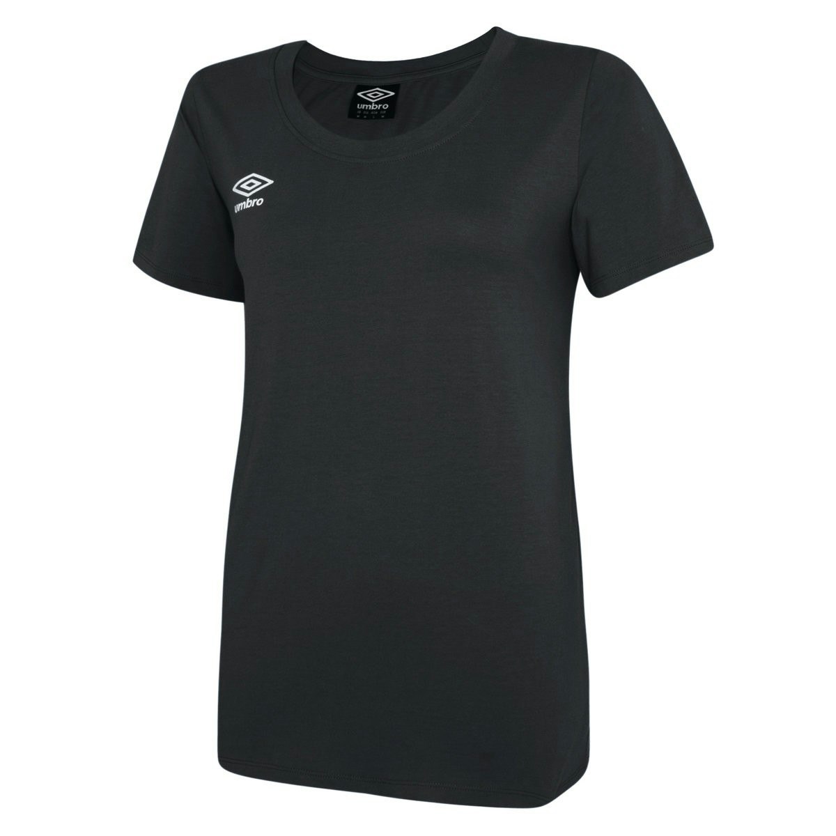 Umbro Women's Black/White / Club Leisure T-Shirt - Extra Large