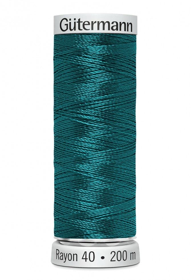 Gutermann No 40 Sulky Rayon Embroidery Thread 200M Rayon Thread Suitable For Embroidery - 1513 - 200 Metres