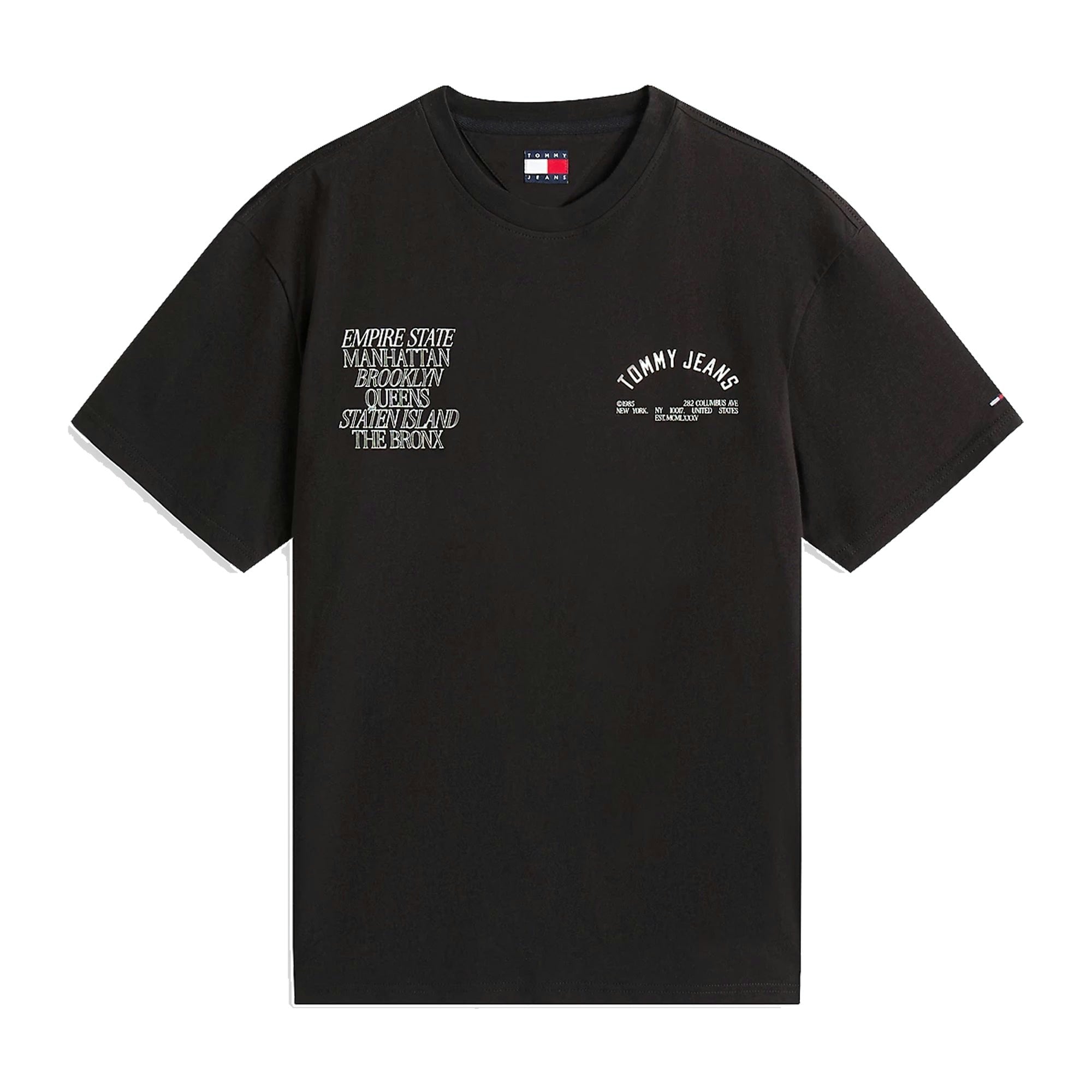 Tommy Hilfiger Black Tommy Jeans Graphic Boroughs T-Shirt - M
