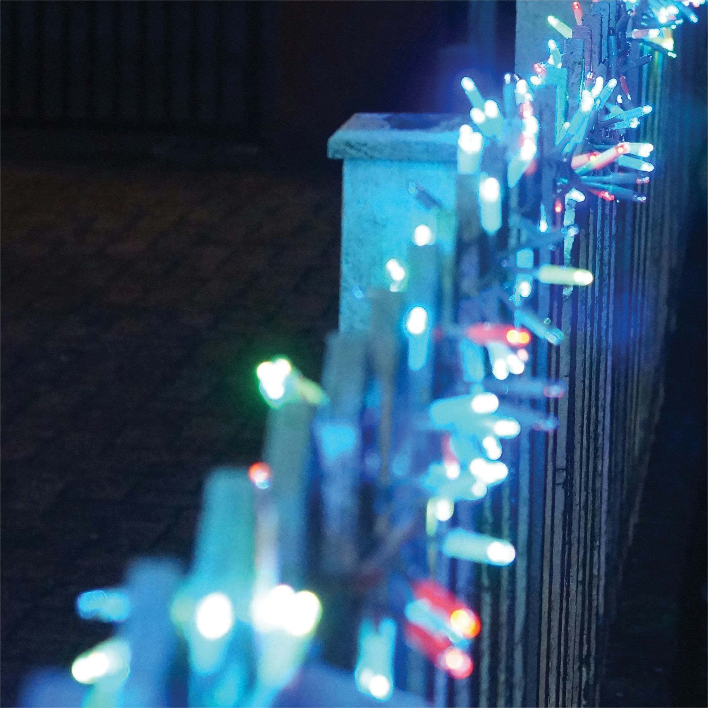 Rackhams White Cluster Lights Rubber Ip65 Rgb 10M