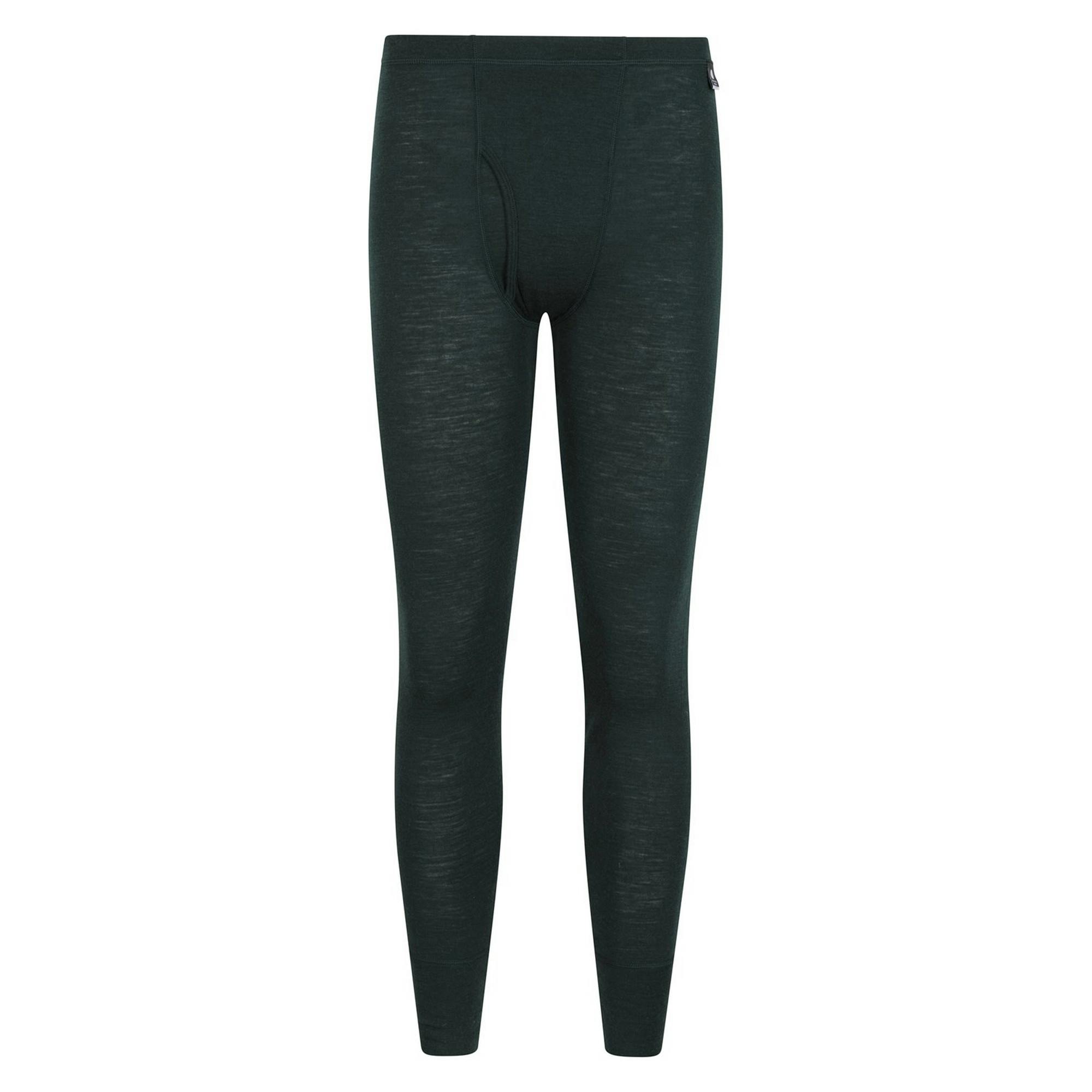 Mountain Warehouse Men's Dark/Green Merino Ii Thermal Bottoms - 3XL - 100% Merino Wool