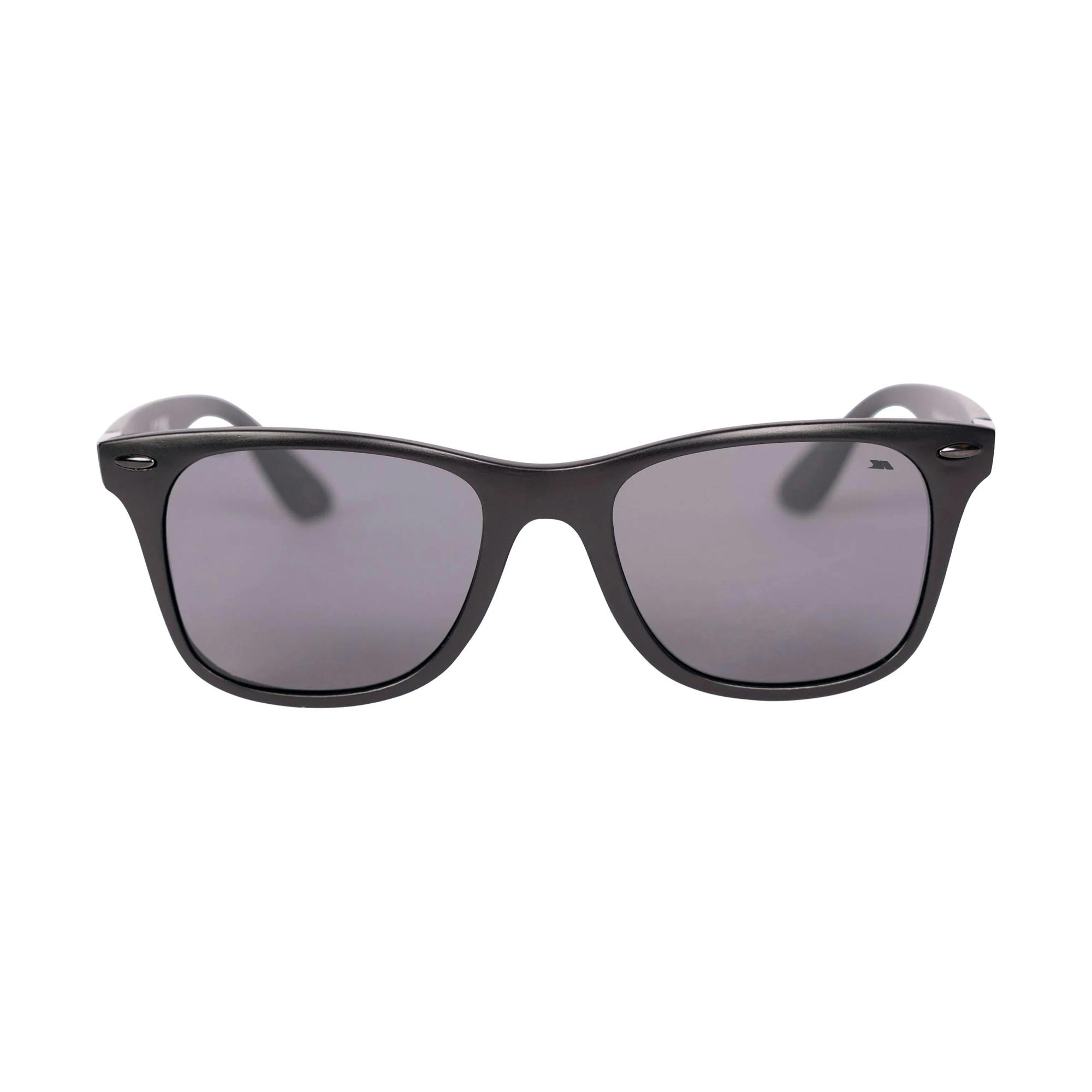 Trespass Unisex Black Adult Matter Logo Etched Sunglasses - Matt - One Size - 100% Mixed