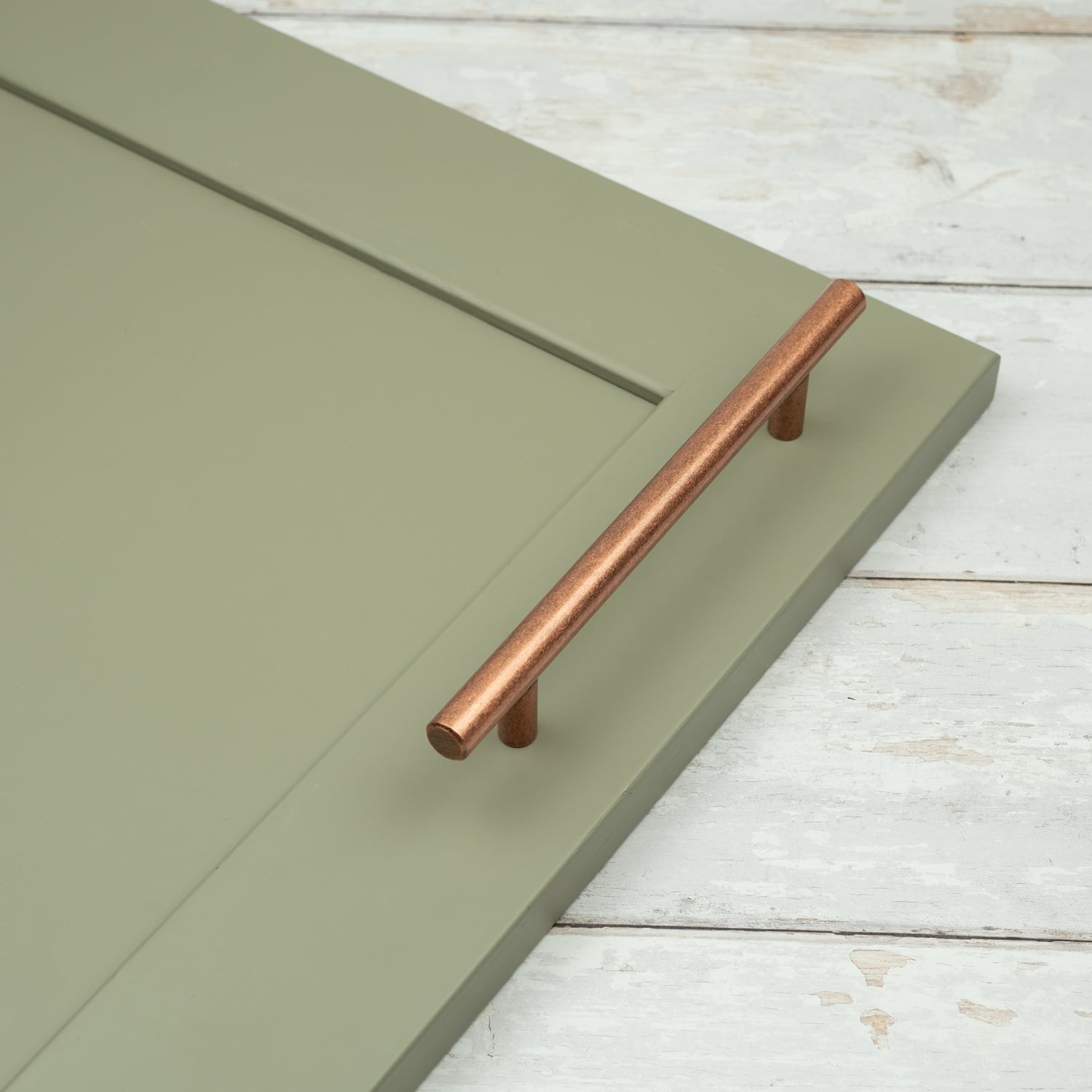 Antique Copper Kitchen Cupboard Handle 128mm Hole Centre 10 Pack T Bar Cabinet Drawer Pull - Image 6