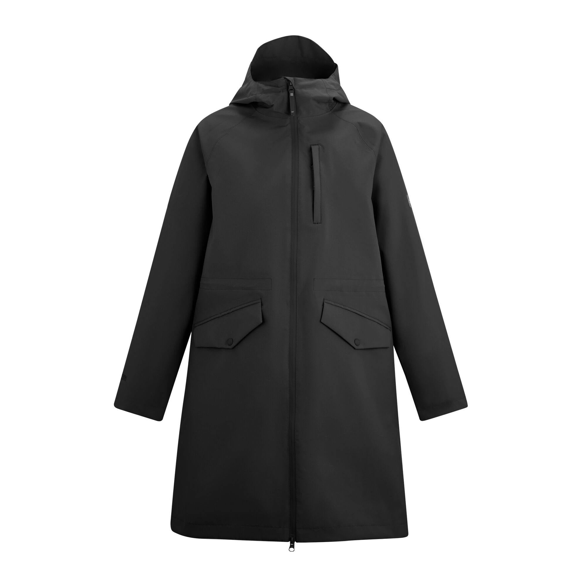 Regatta Women's Black Levita Waterproof Jacket - 20 Uk - 100% Recycled Polyester