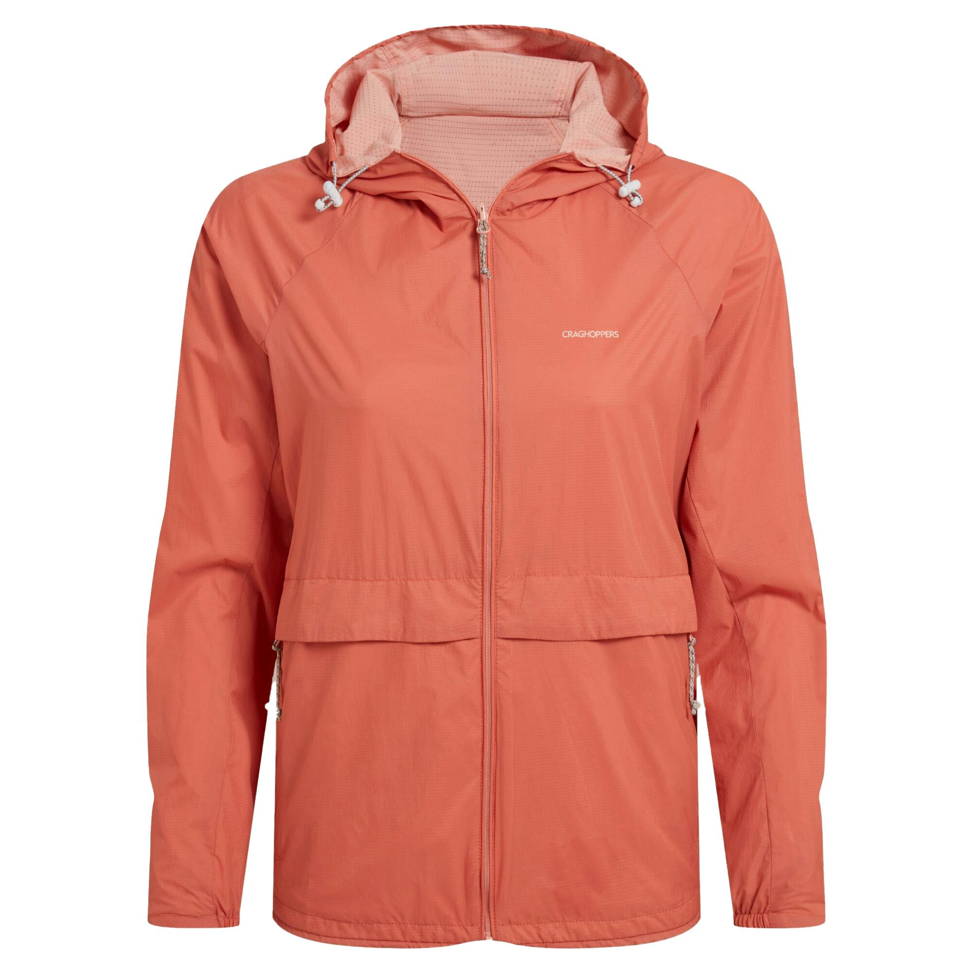 Craghoppers Women's Red Rosa Nosilife Reversible Jacket - Sandstone/Clay - 18 Uk - Sandstone/Clay - 100% Mixed