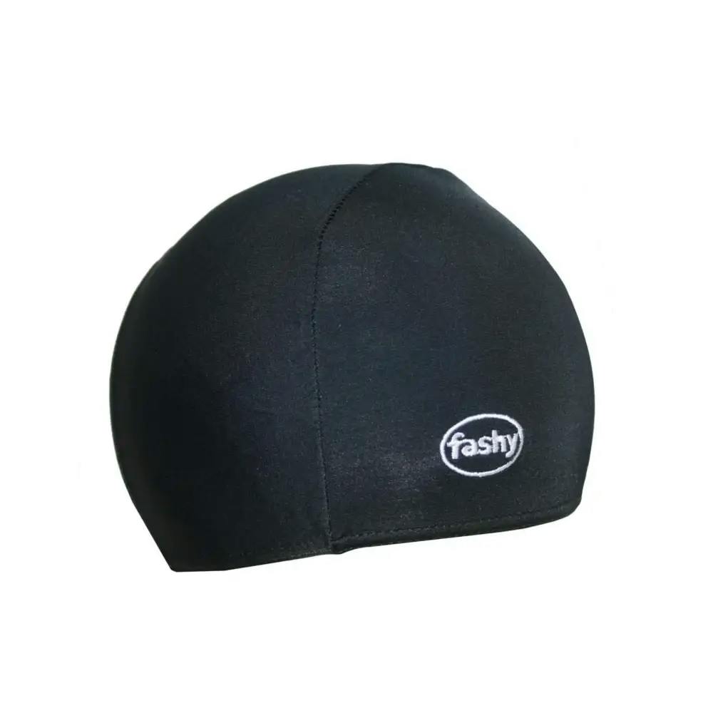Fashy Black Adult Fabric Swim Cap