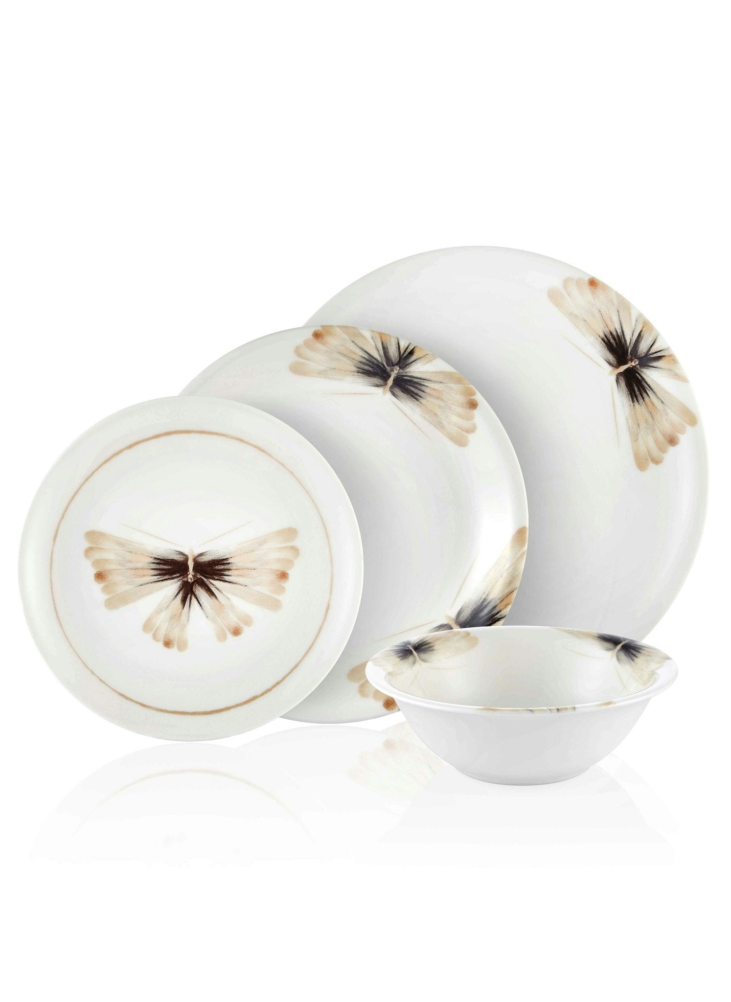 Rackhams Dreamy Collection 24-Piece Porcelain Dinner Set