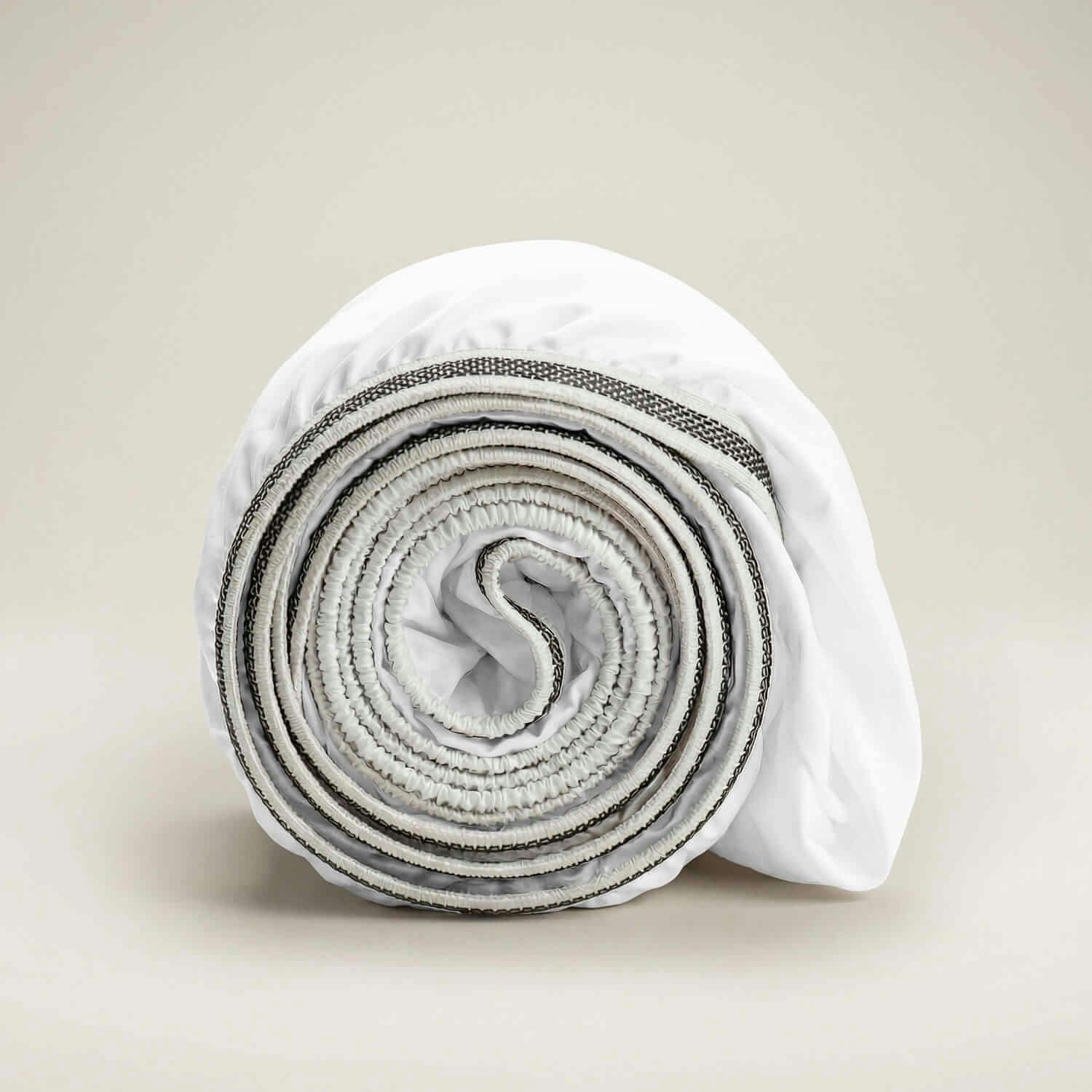 Bedable White Percale Fitted Sheet - King