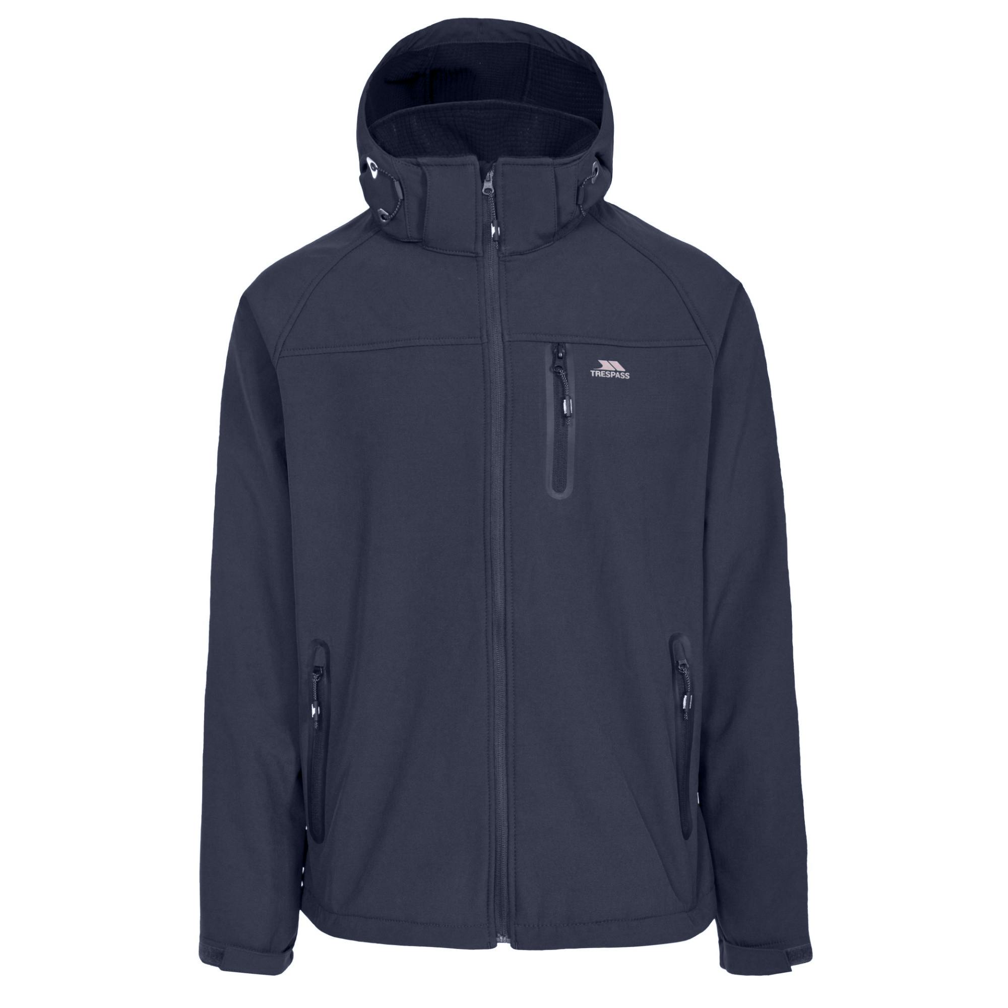 Trespass Men's Navy Accelerator Ii Waterproof Softshell Jacket In | : Large - Image 3
